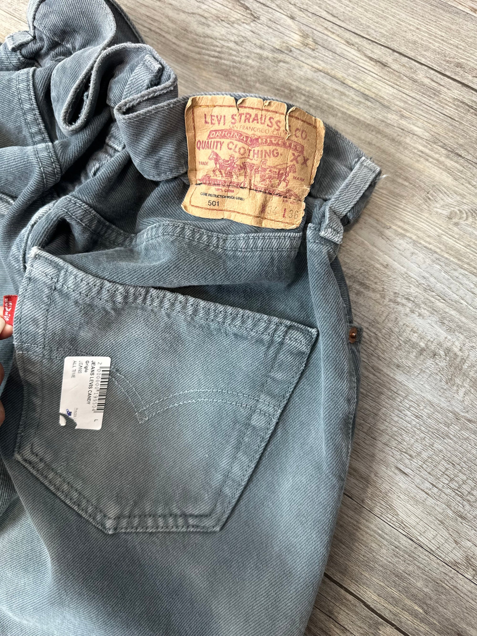 Jeans Levis candy gris M/L 013