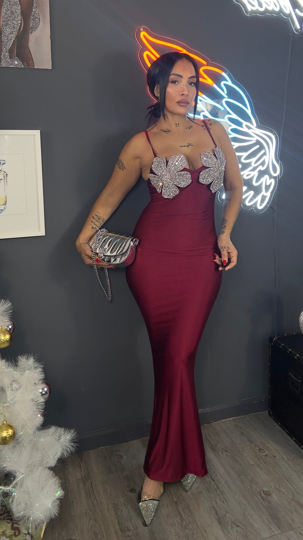 Vestido ORQUÍDEA DE CRISTAL