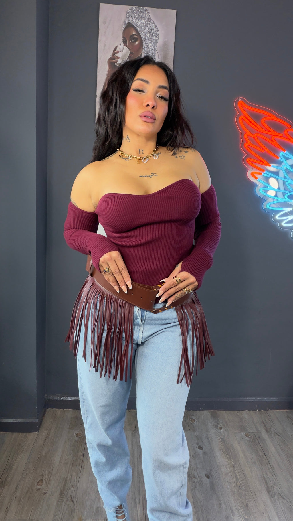 Top, mangas/guantes, canalé premium