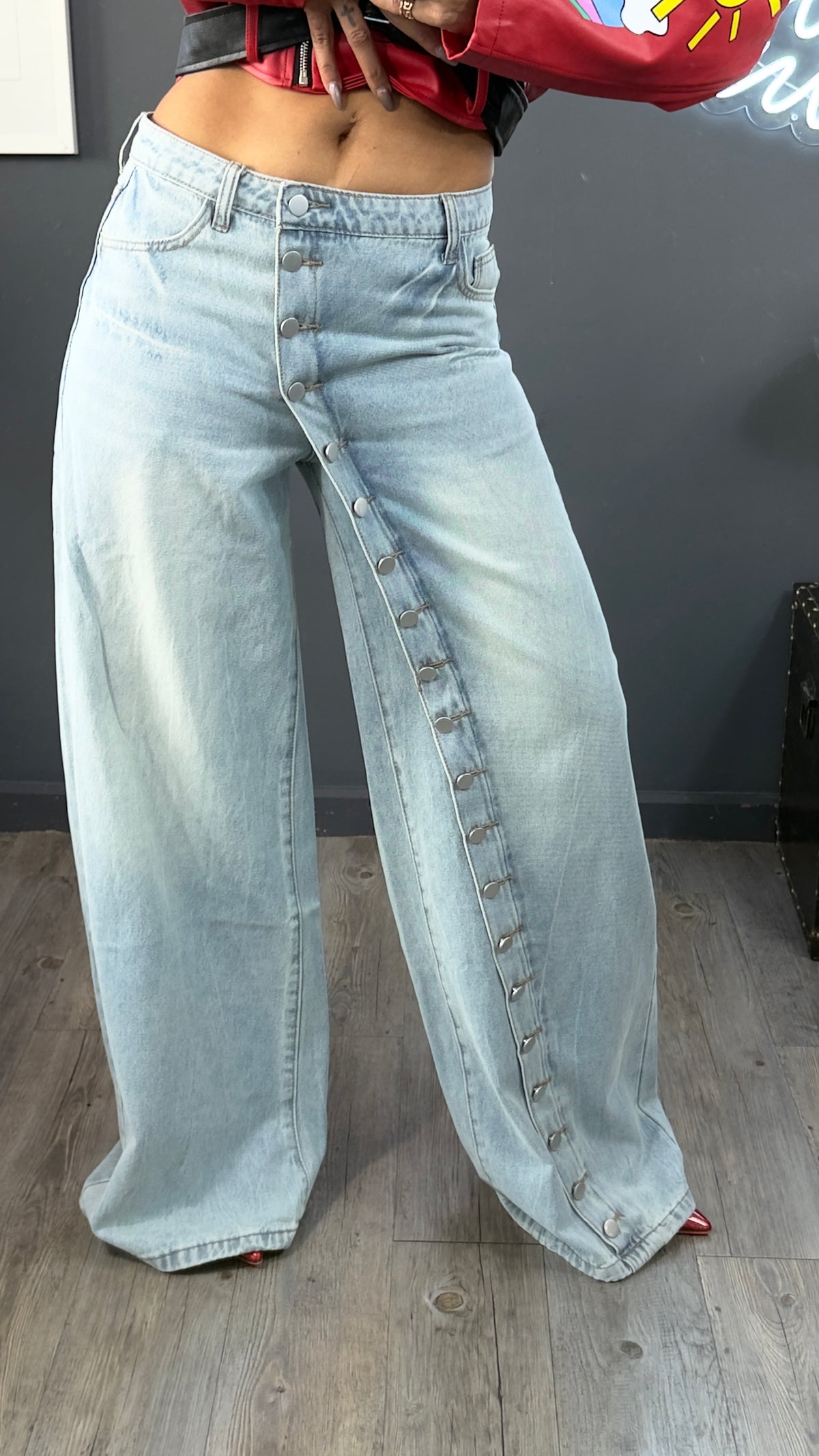 Jeans botones EXTREM