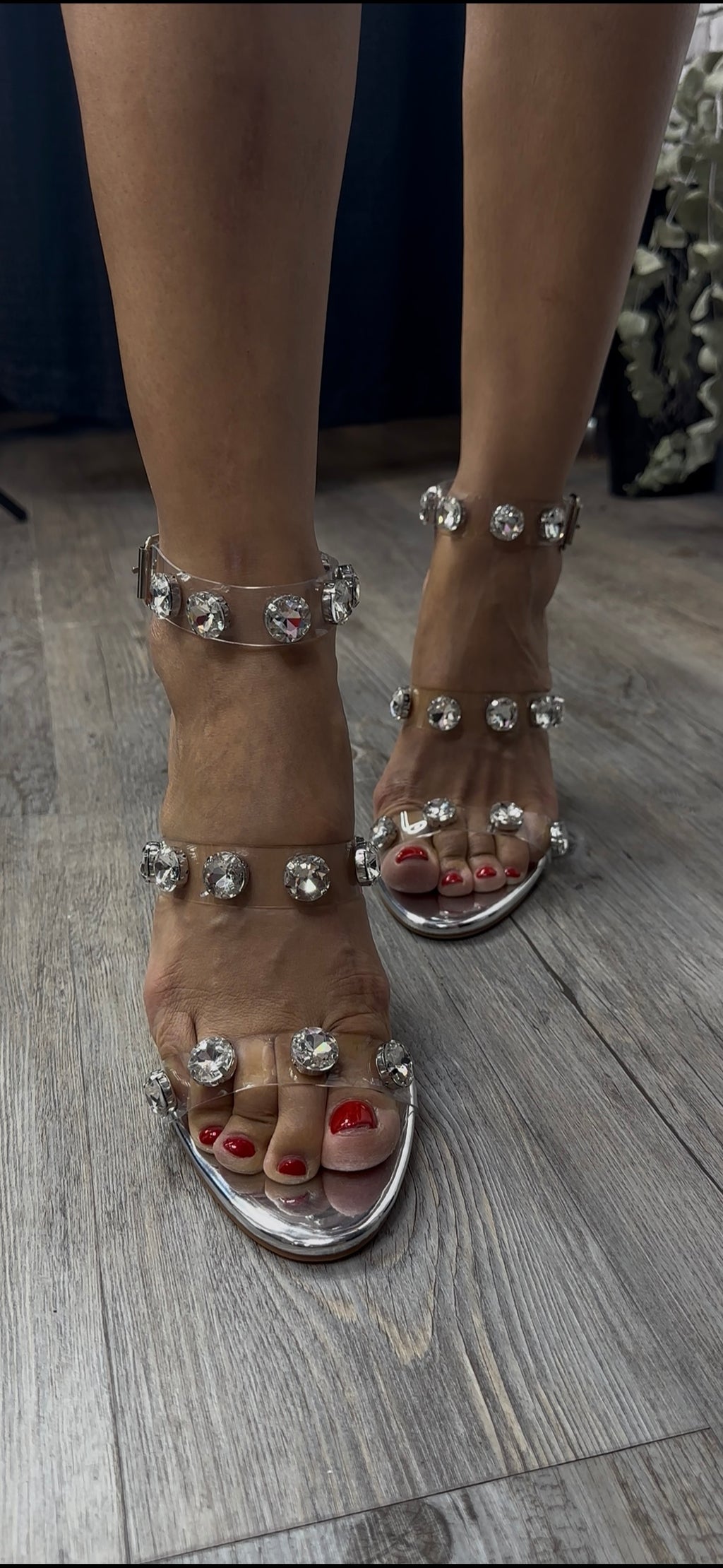 Sandalias Crystal Glam
