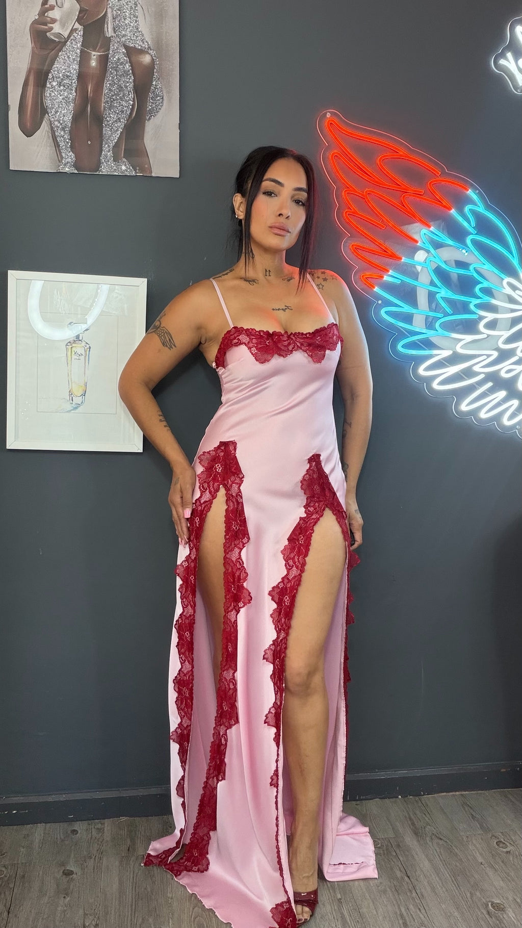 Vestido vencía largo
