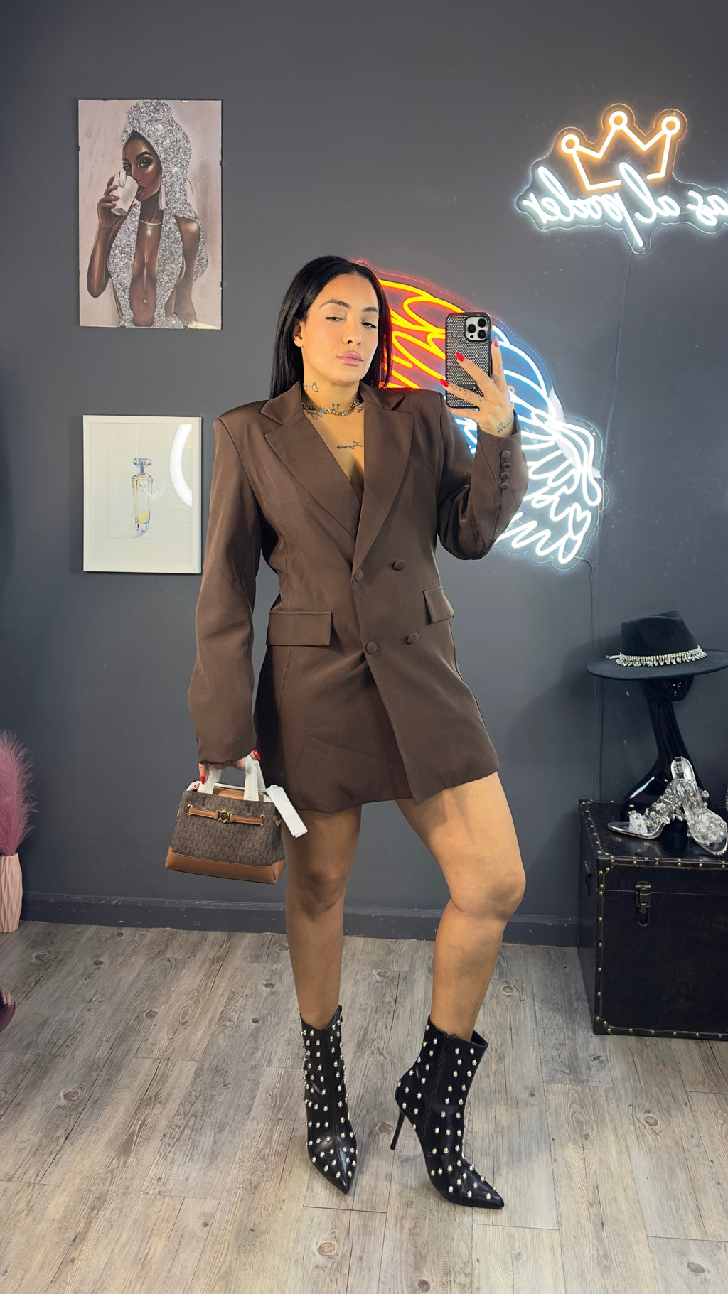 Vestido blazer Oversize