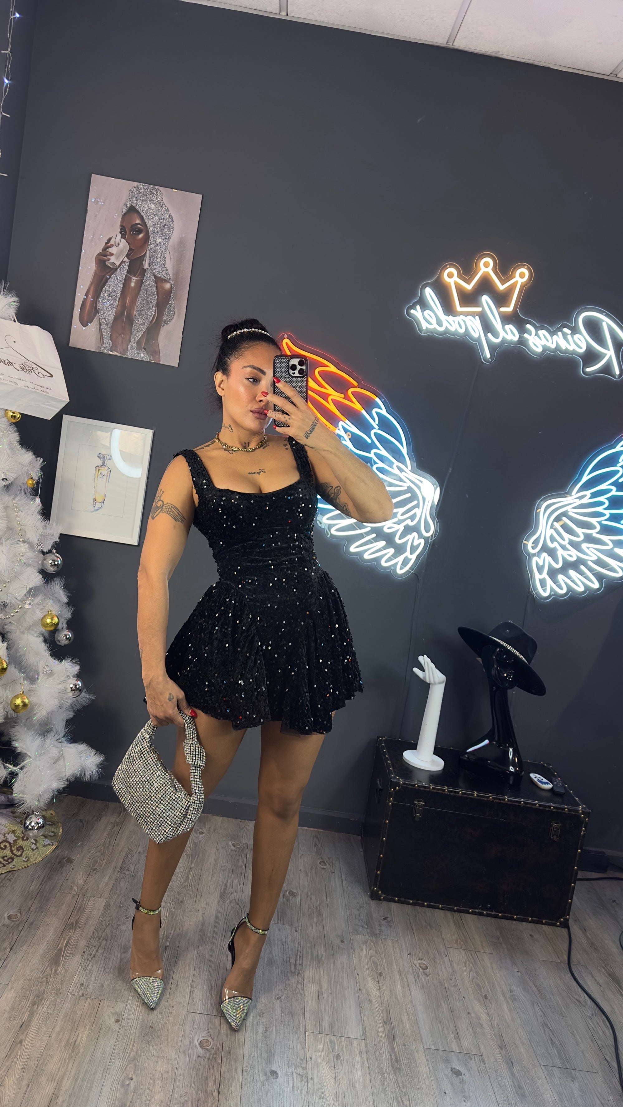 Vestido Velvet Sparkle