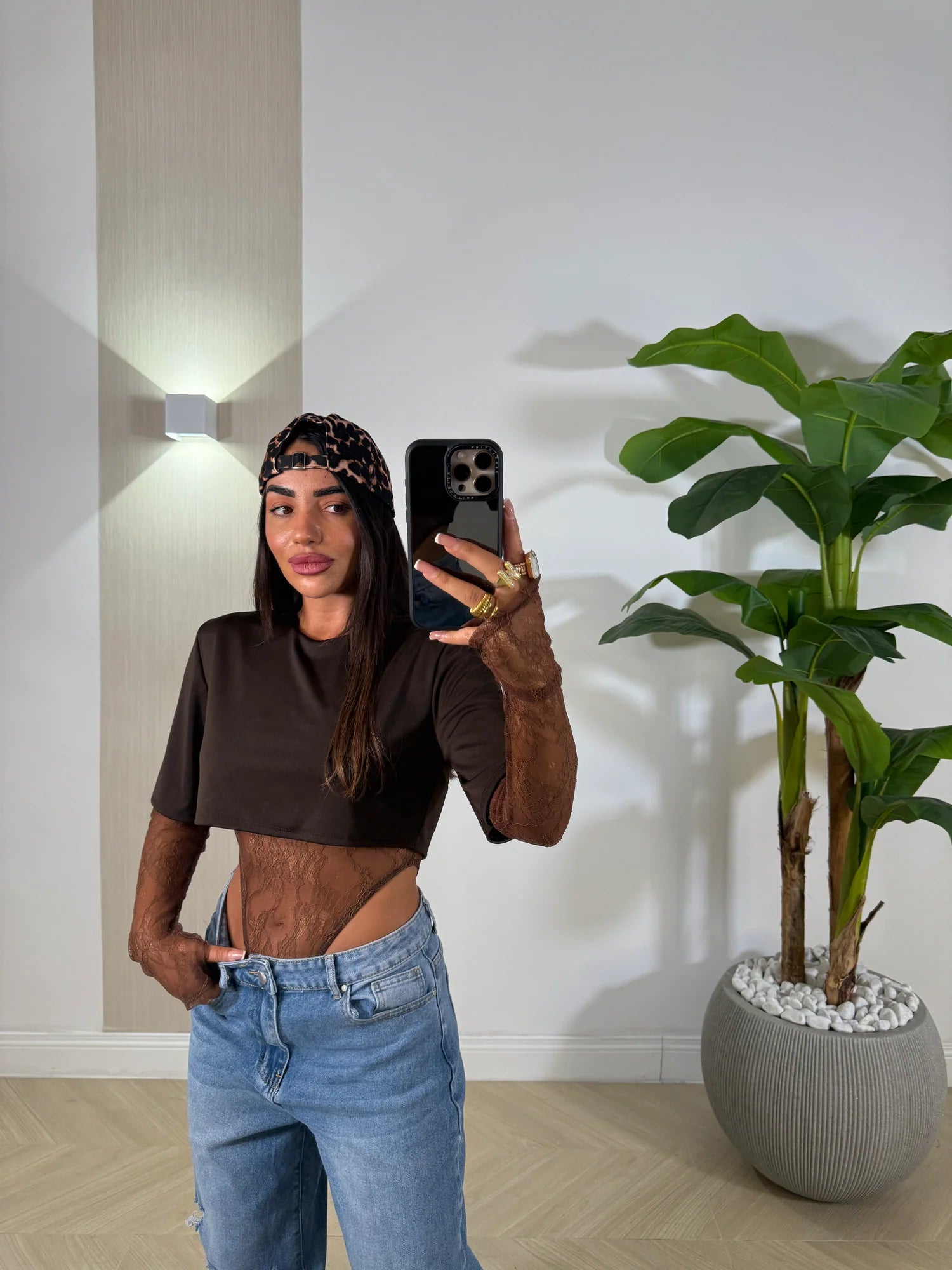 Body encaje top
