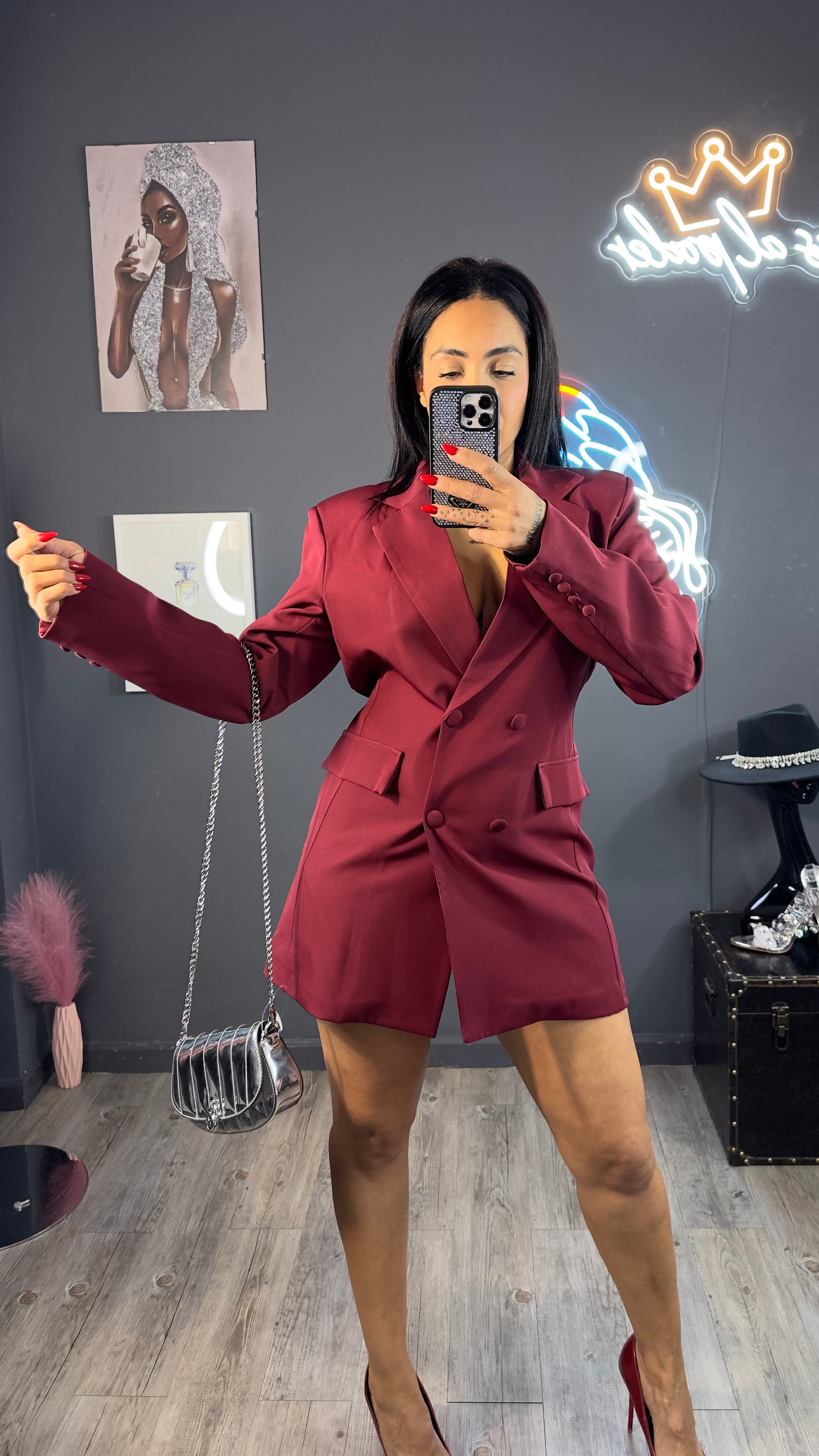 Vestido blazer Oversize