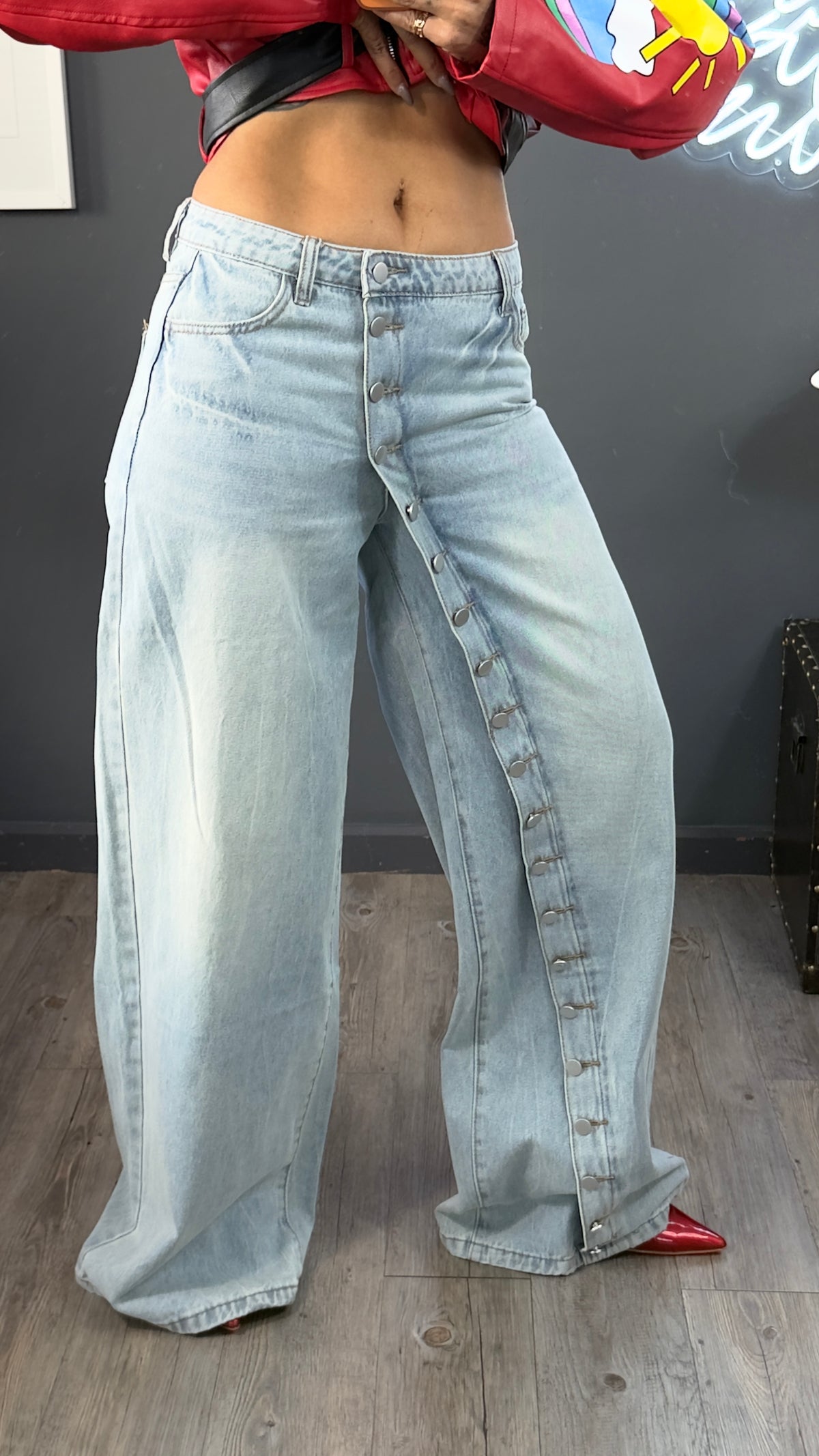 Jeans botones EXTREM