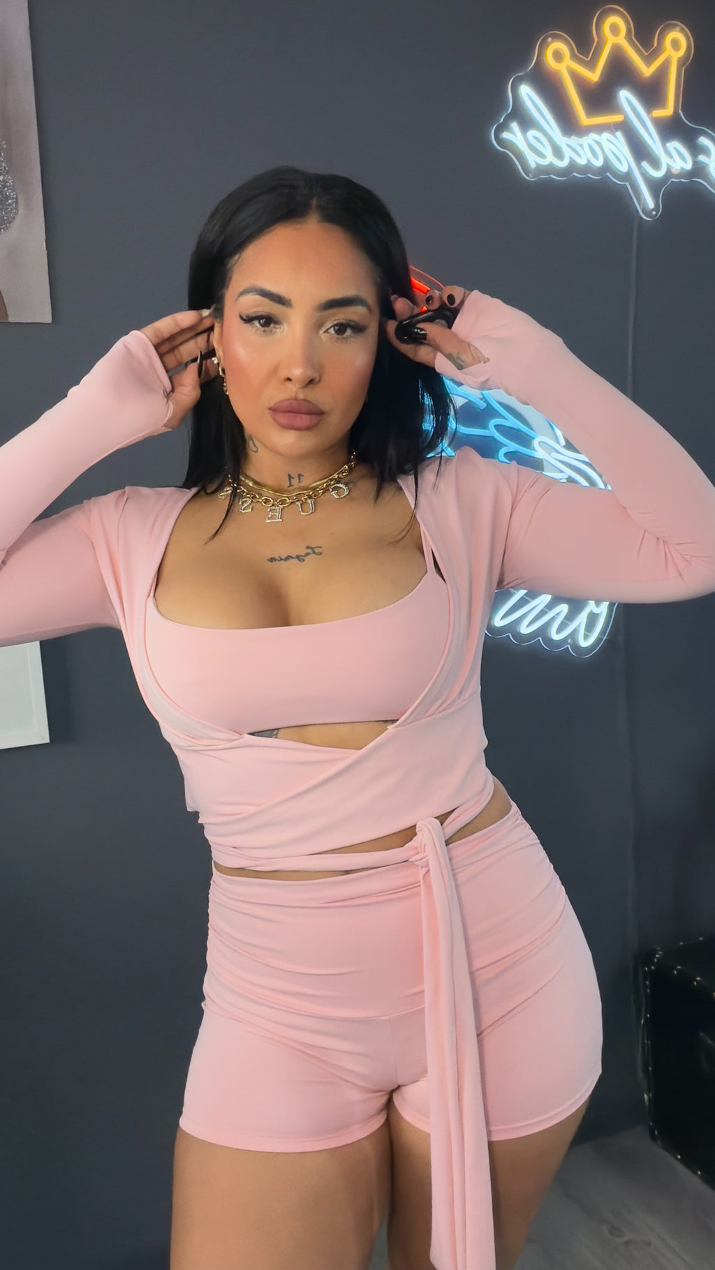 Conjunto 3piezas deportivo licra premium