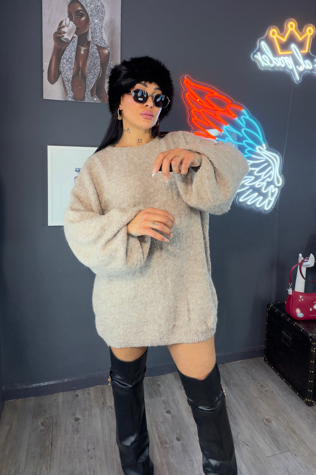 Jersey Oversize, lana premium