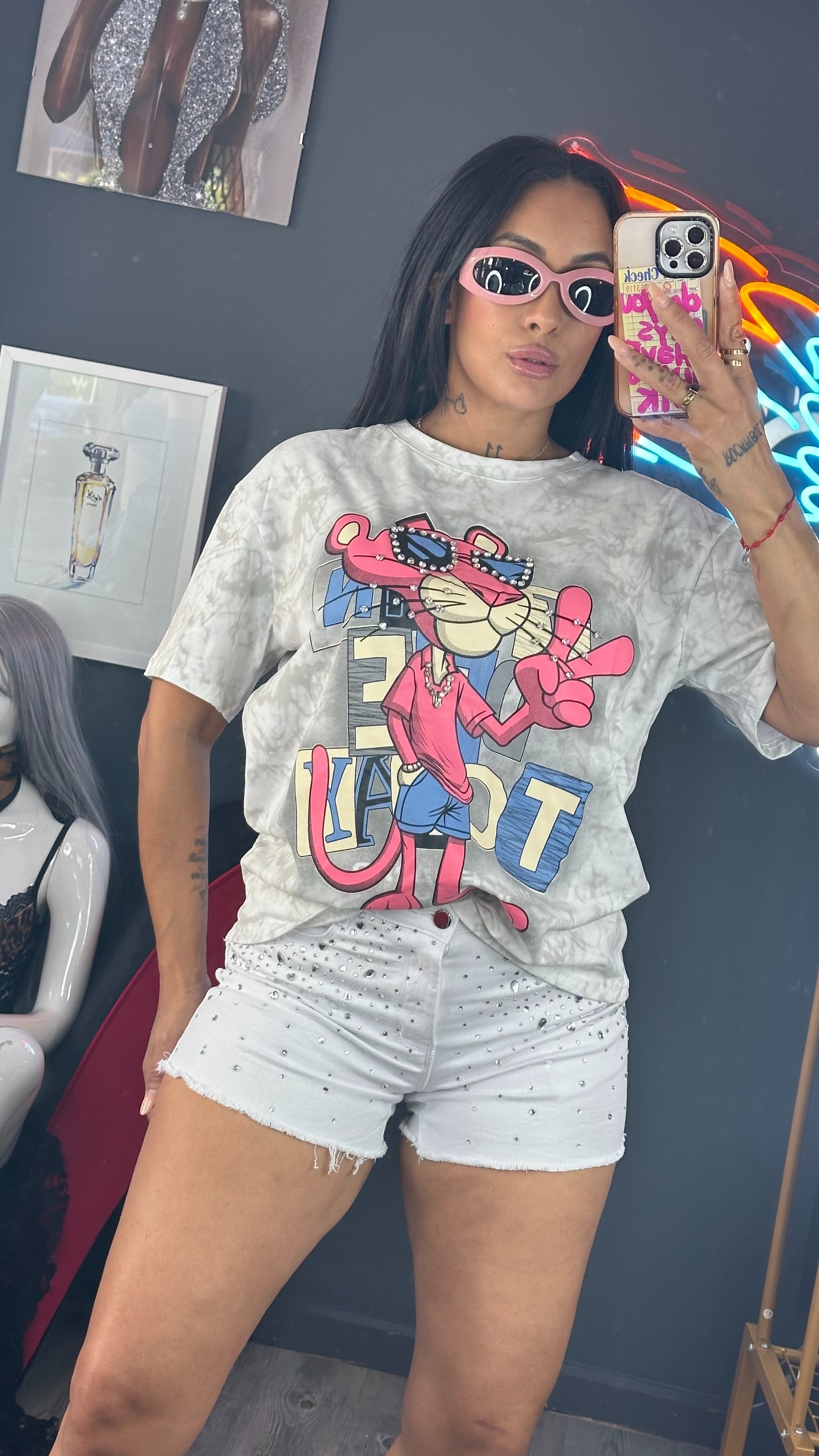 Camiseta pantera brillo