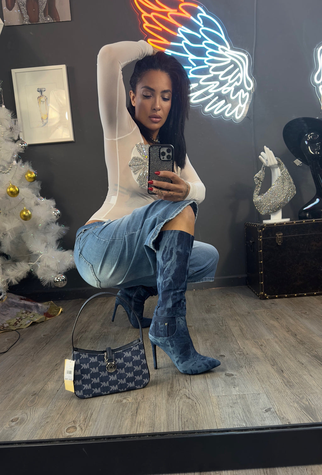 Botas Denim Fierce