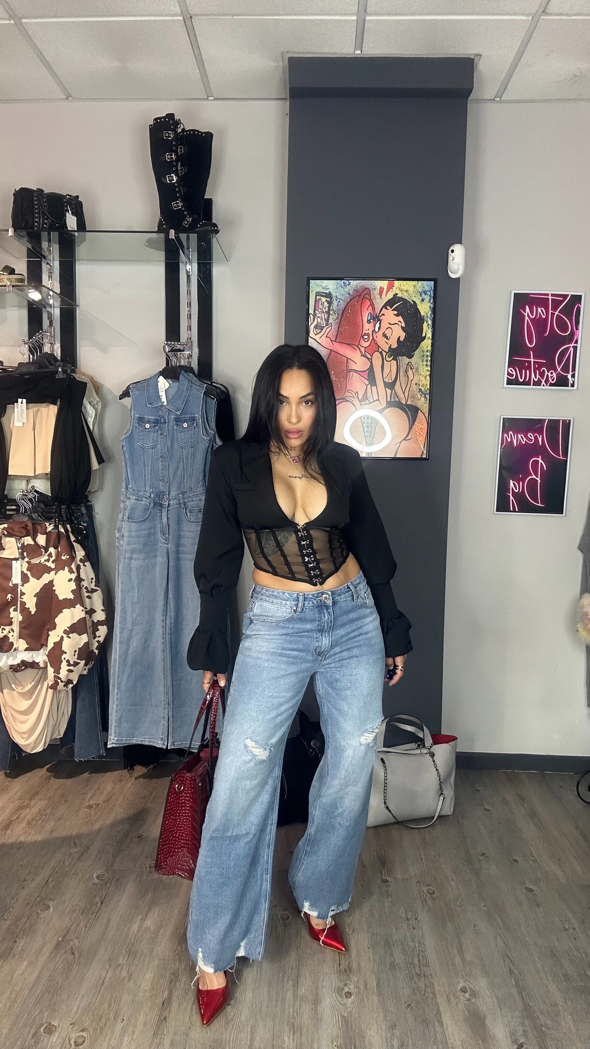 Jeans rígido