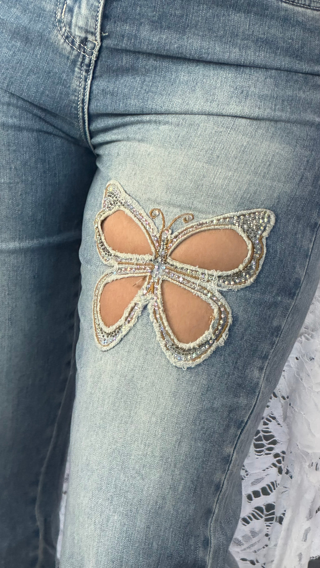 Jeans mariposa