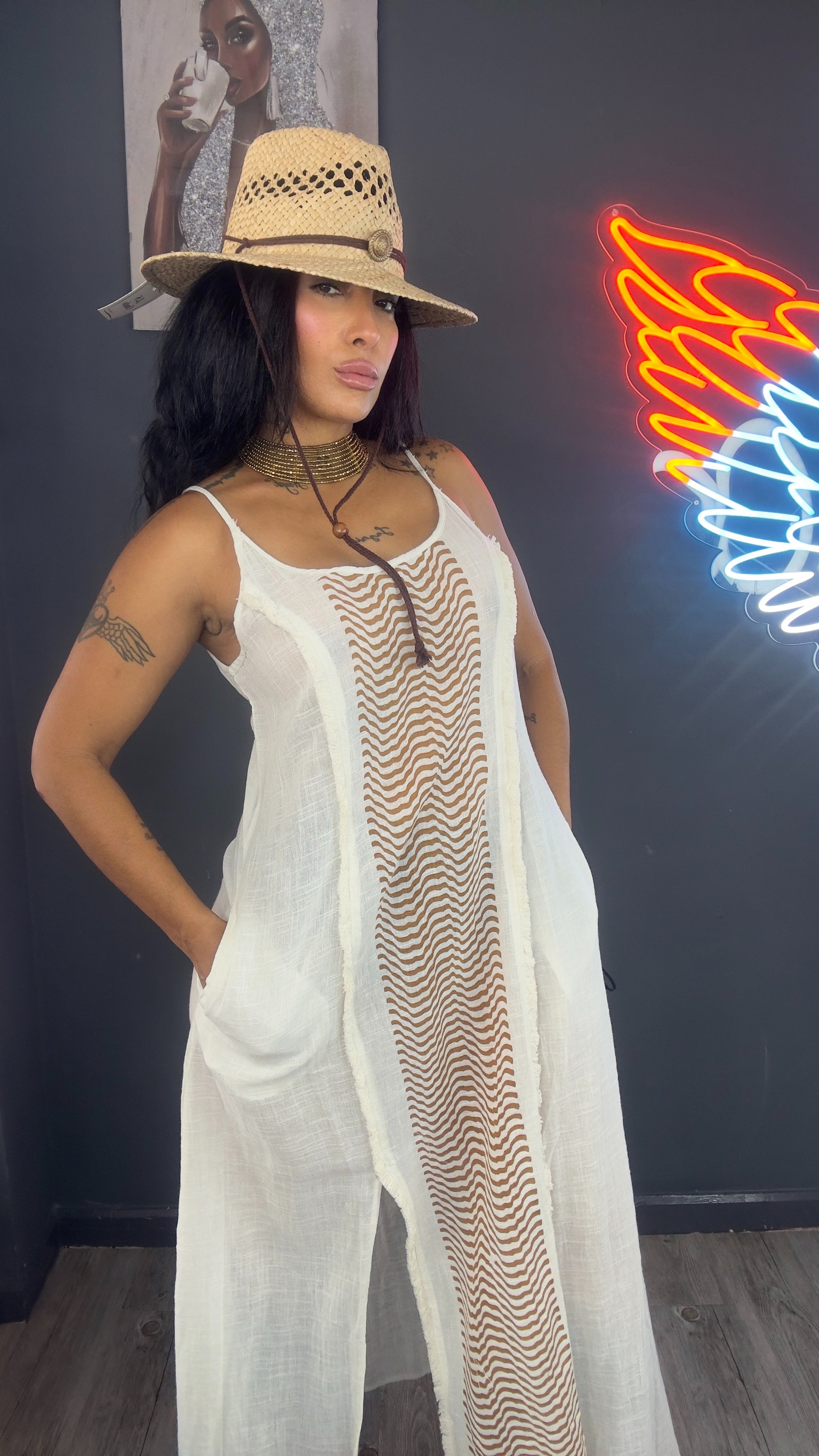 Vestido boho menor