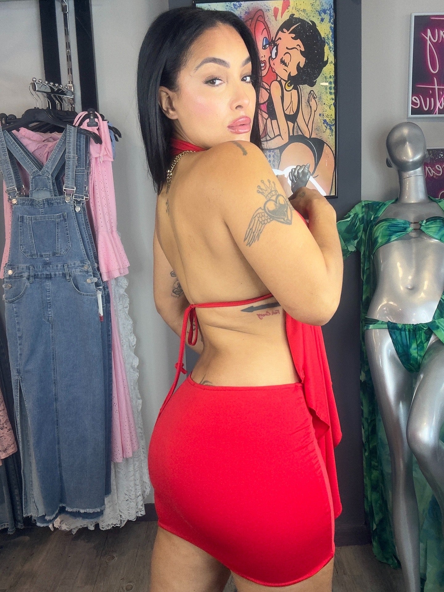 Conjunto concha falda