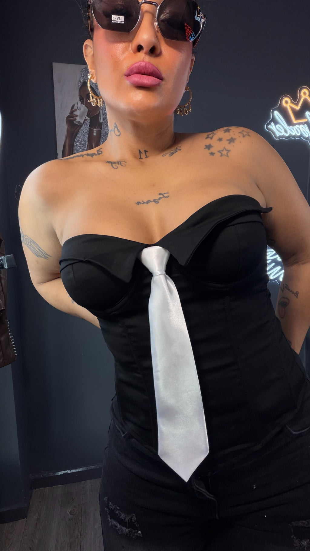 Corset, corbata elástico