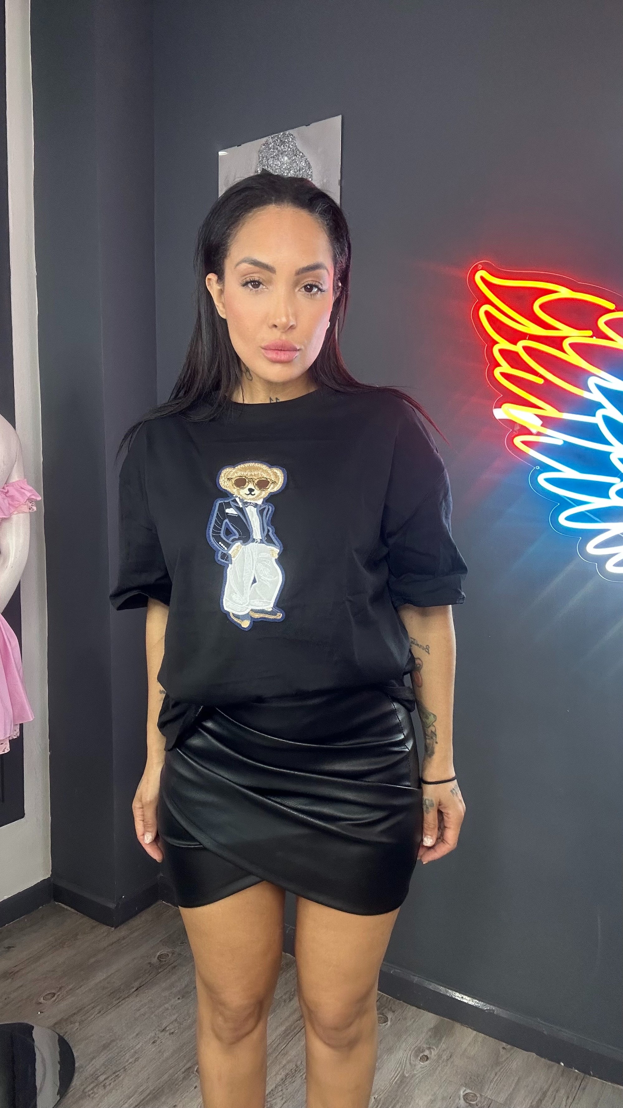 Camiseta osito over size