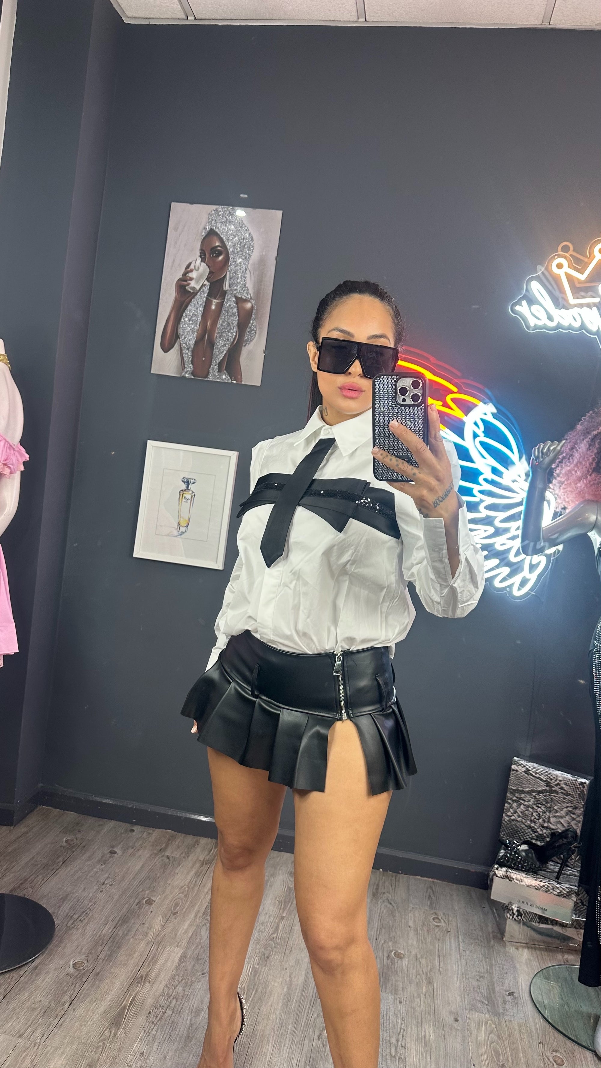Falda braga incorporada