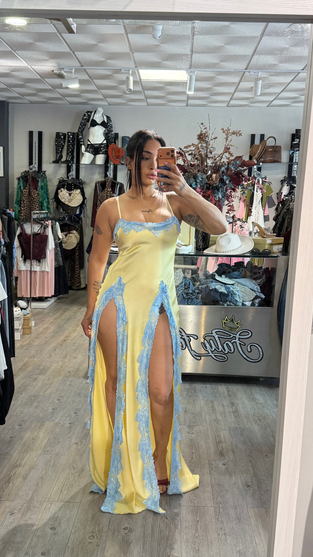 Vestido vencía largo