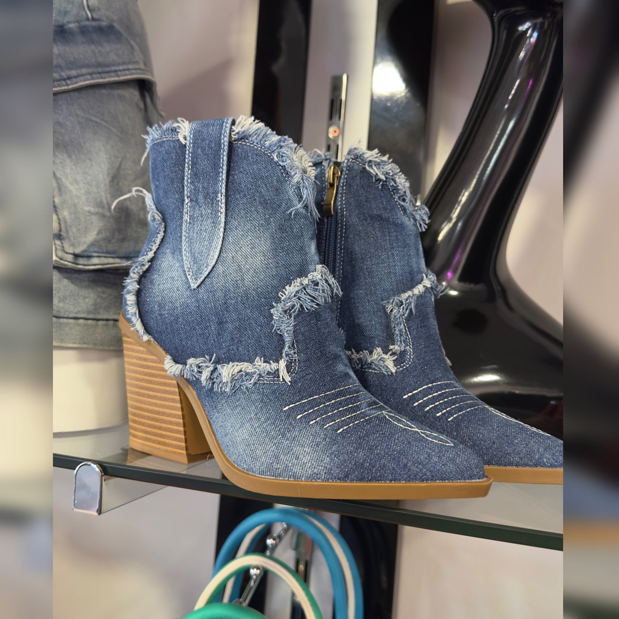 Cowboy botines jeans