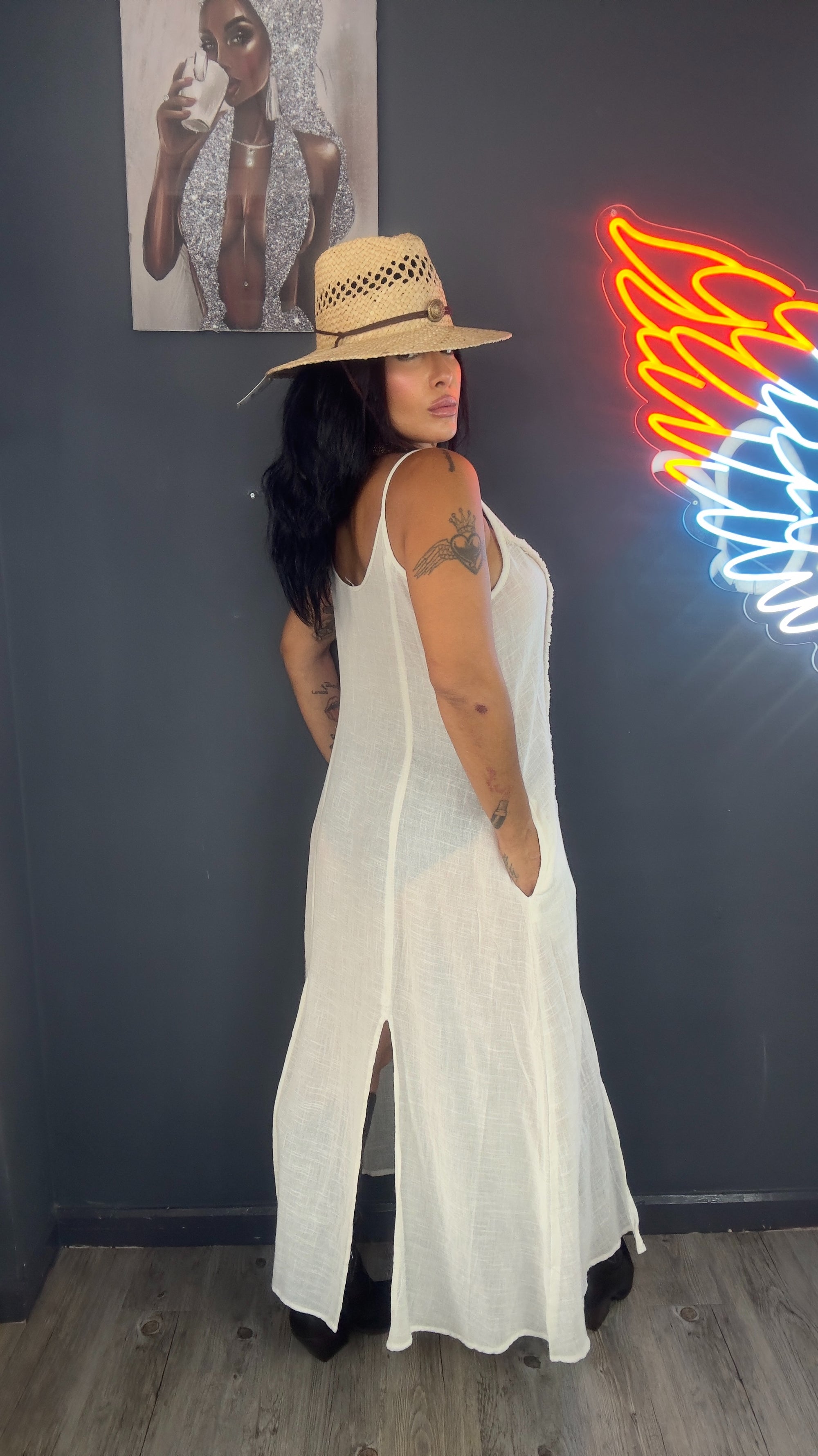 Vestido boho menor