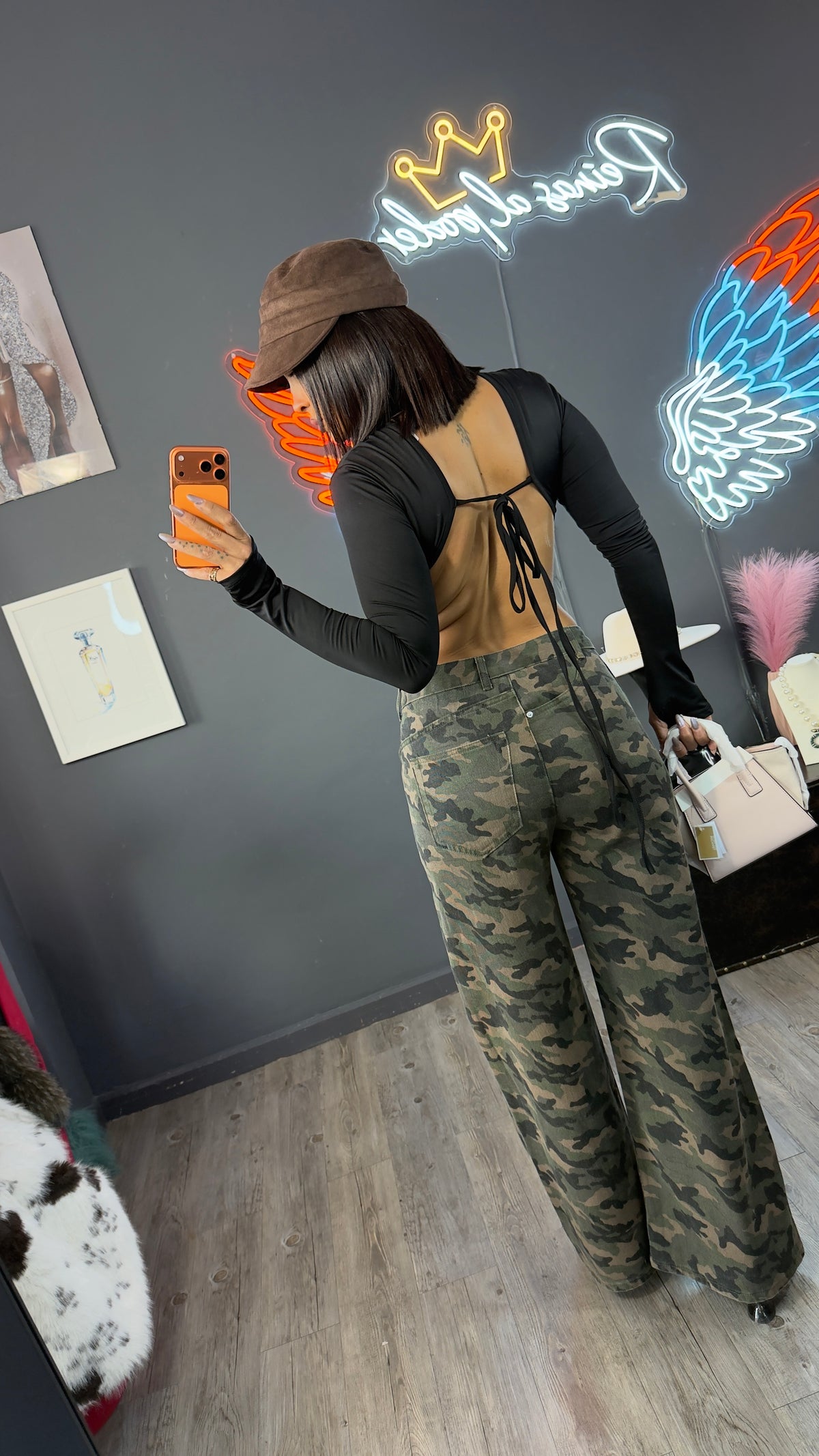 Jeans militar del REVÉS