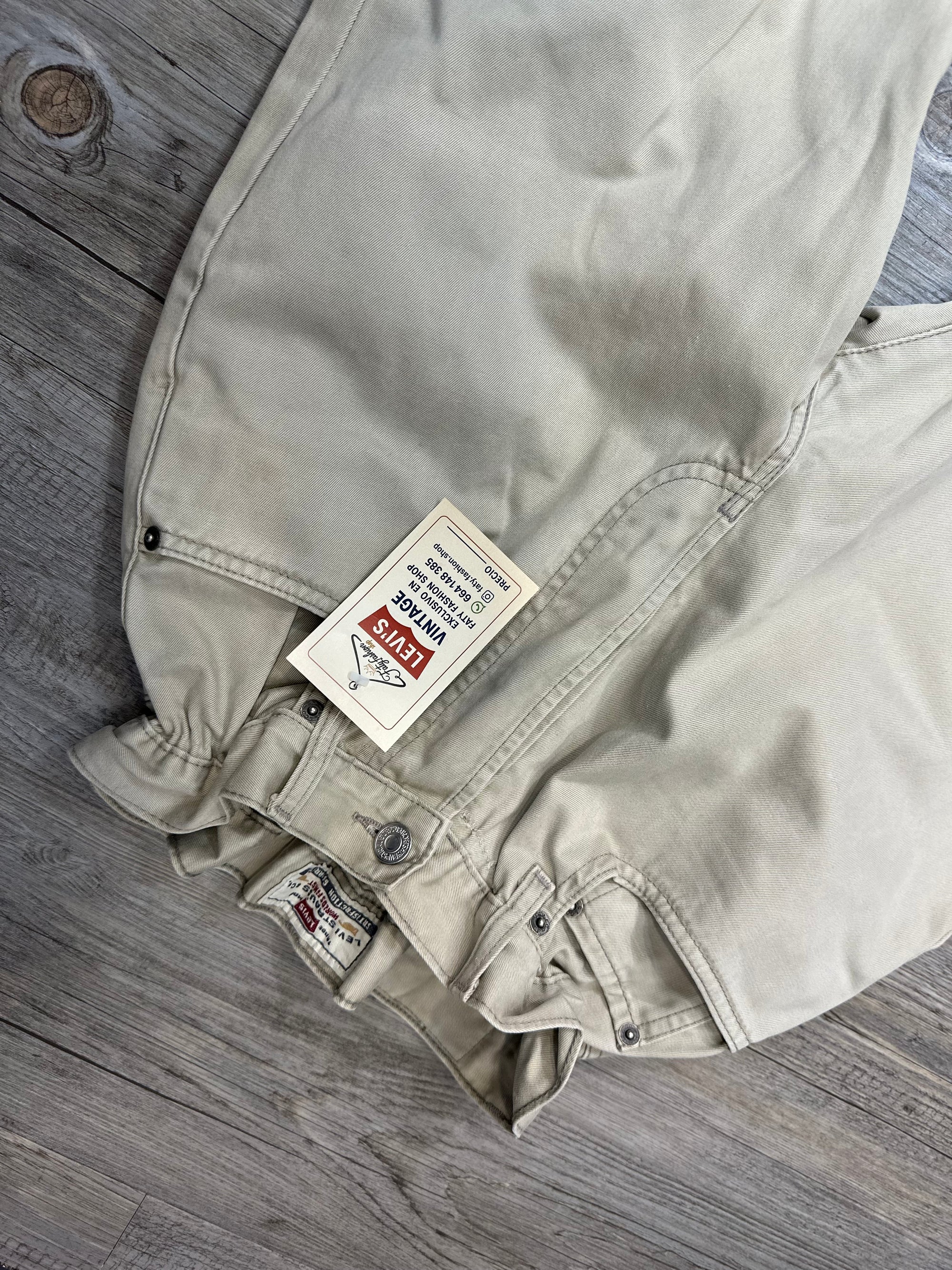 Jeans Levis candy beige S 033
