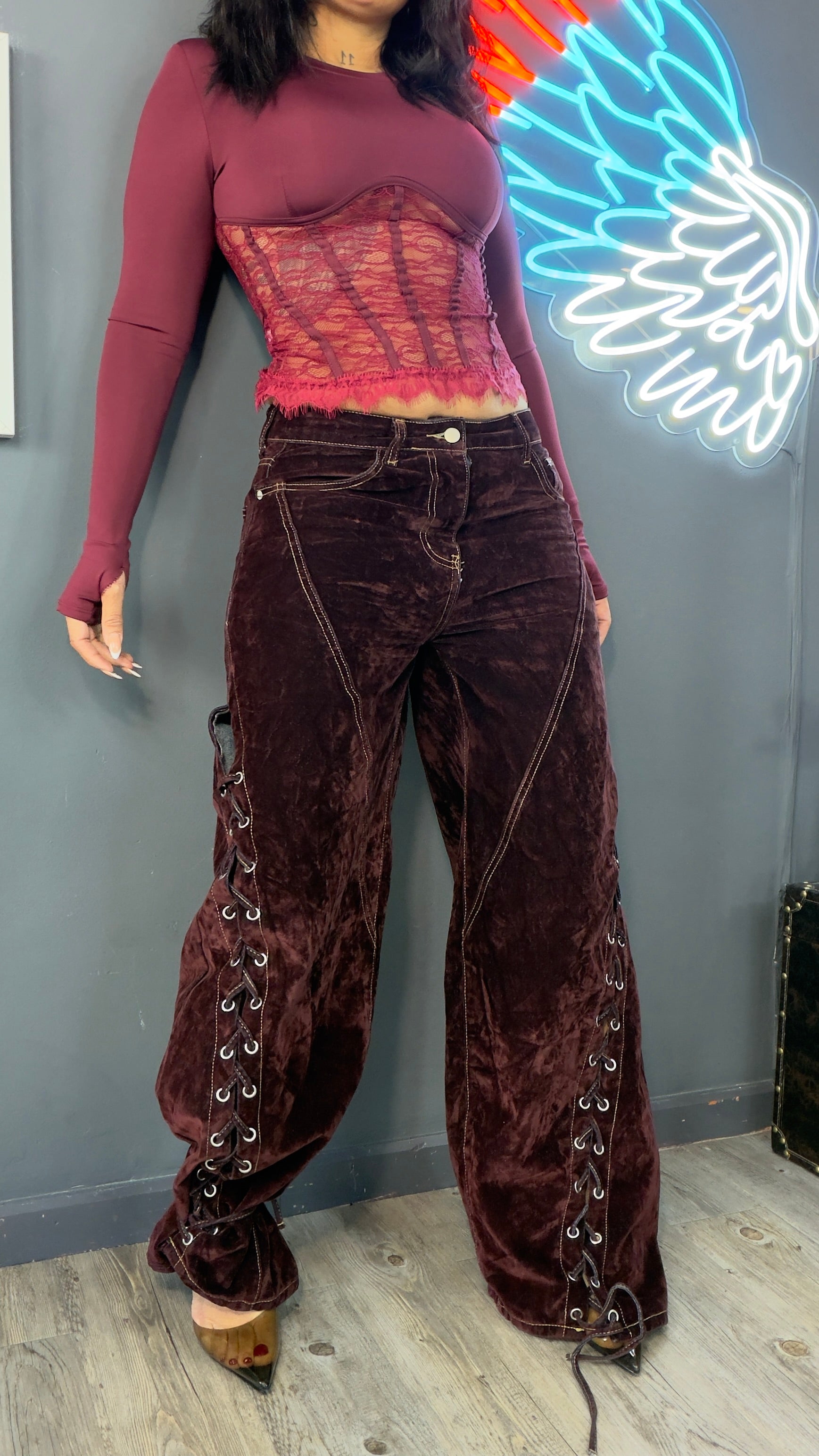 Jeans Premium con acabado exterior efecto ante vintage