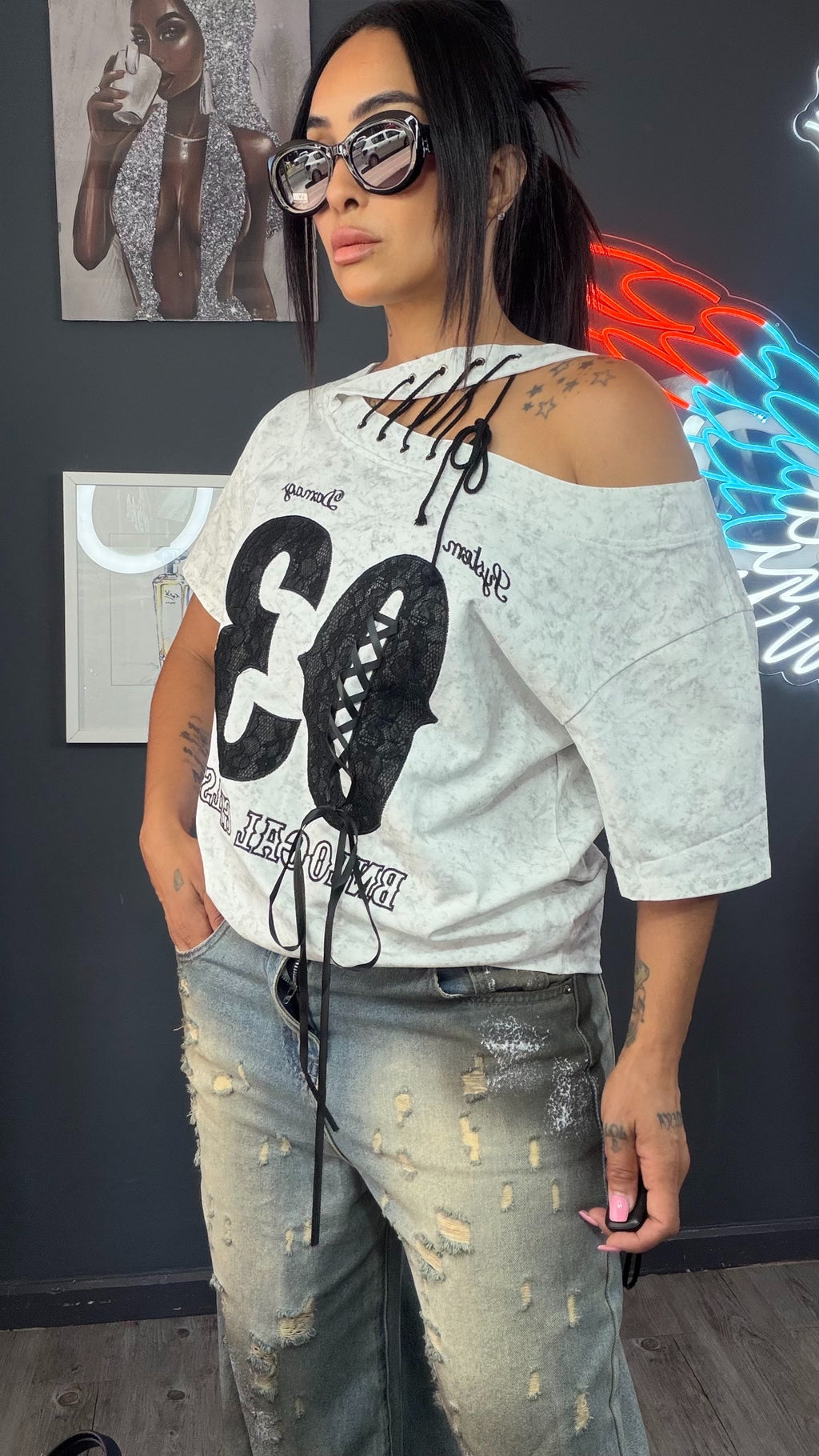 Camiseta 03 encaje