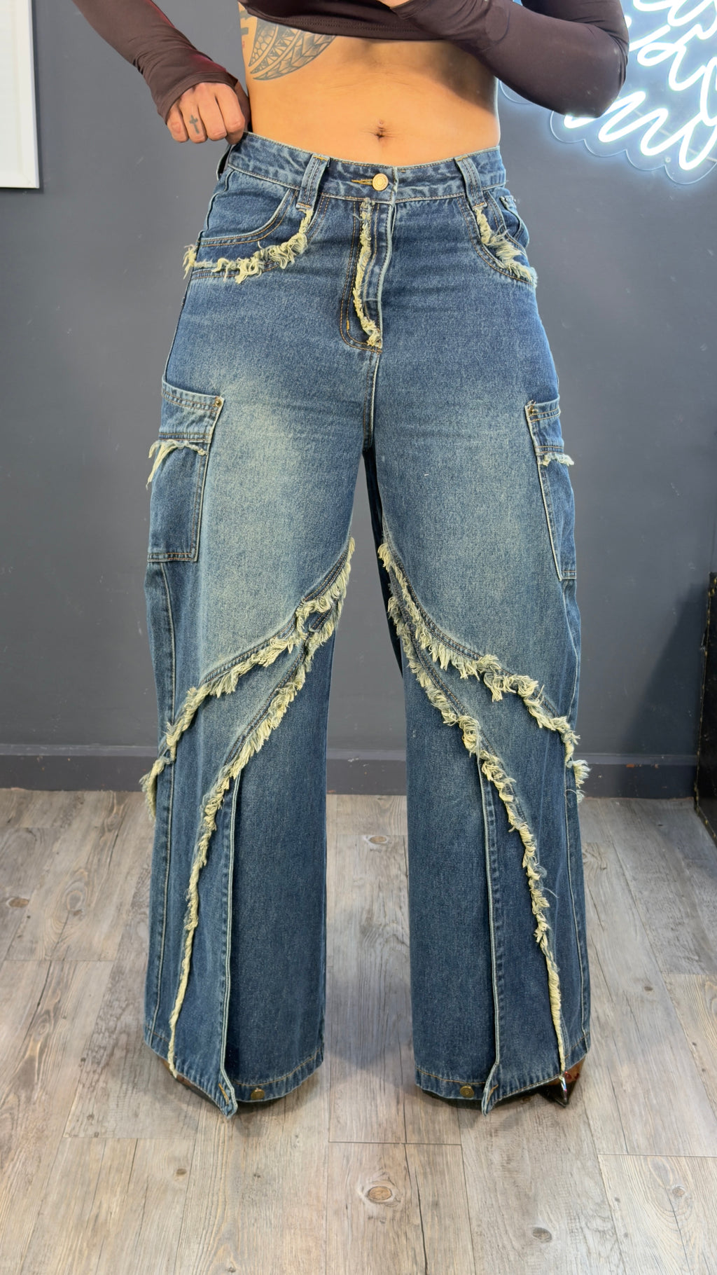 Jeans flecos Urban