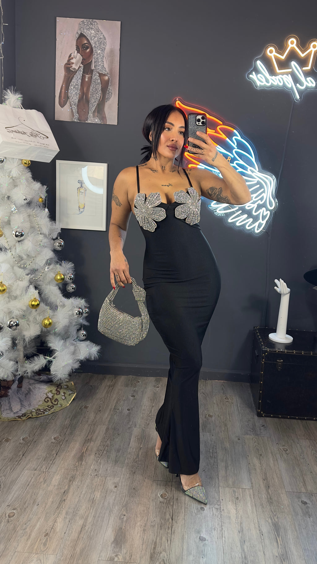 Vestido ORQUÍDEA DE CRISTAL