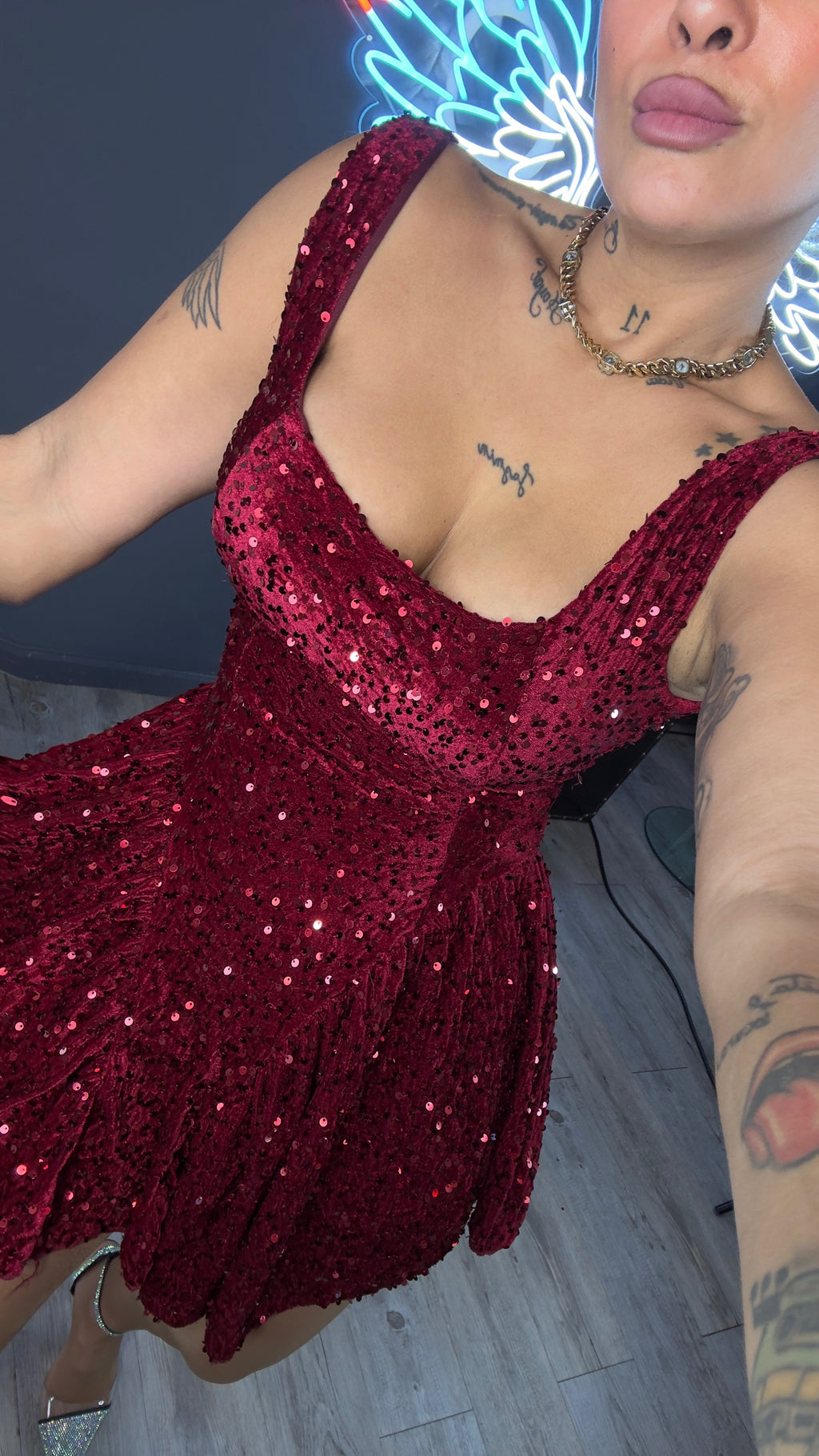 Vestido Velvet Sparkle
