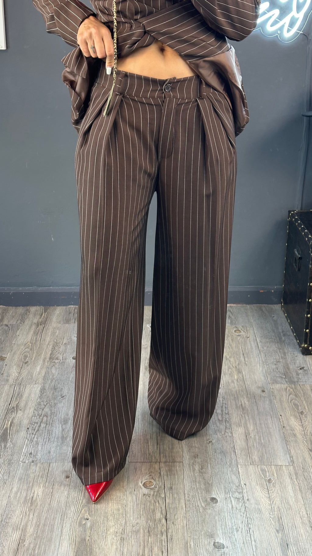 Traje chaqueta rallas