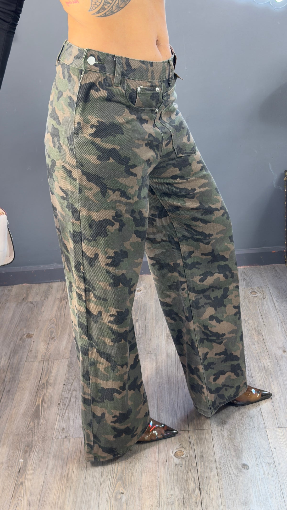 Jeans militar del REVÉS