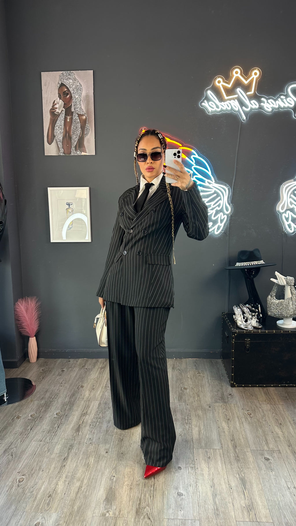 Traje chaqueta rallas