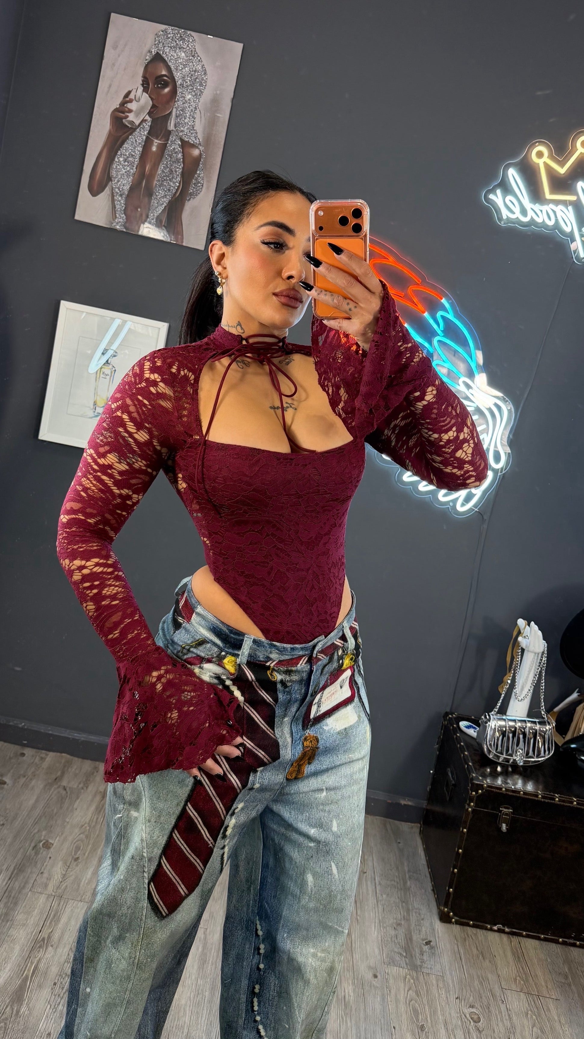 Body encaje manga japonesa