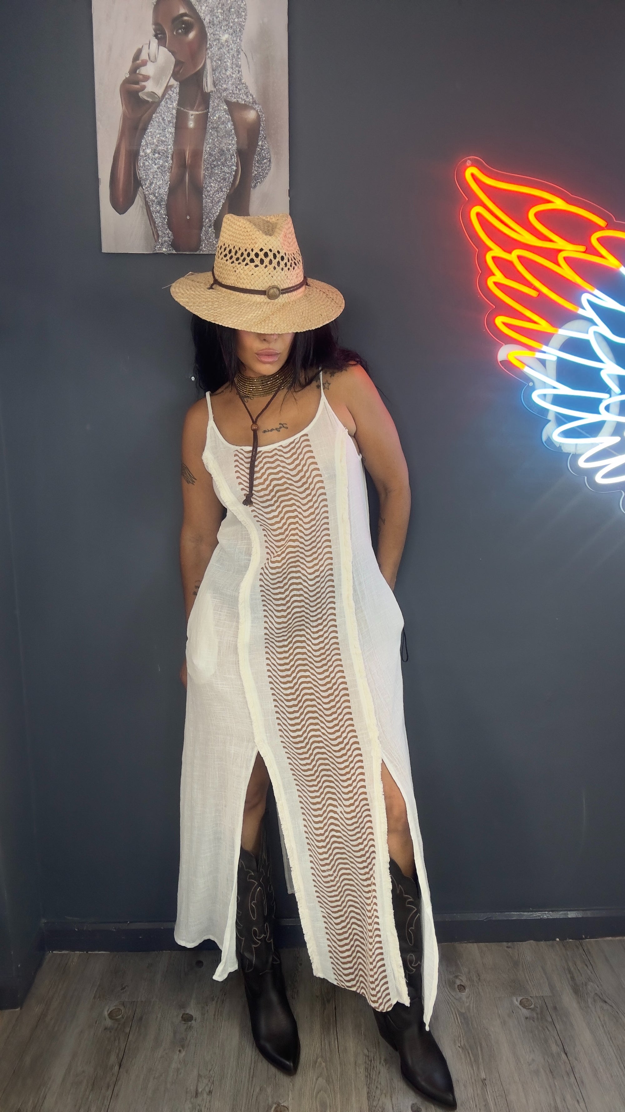 Vestido boho menor