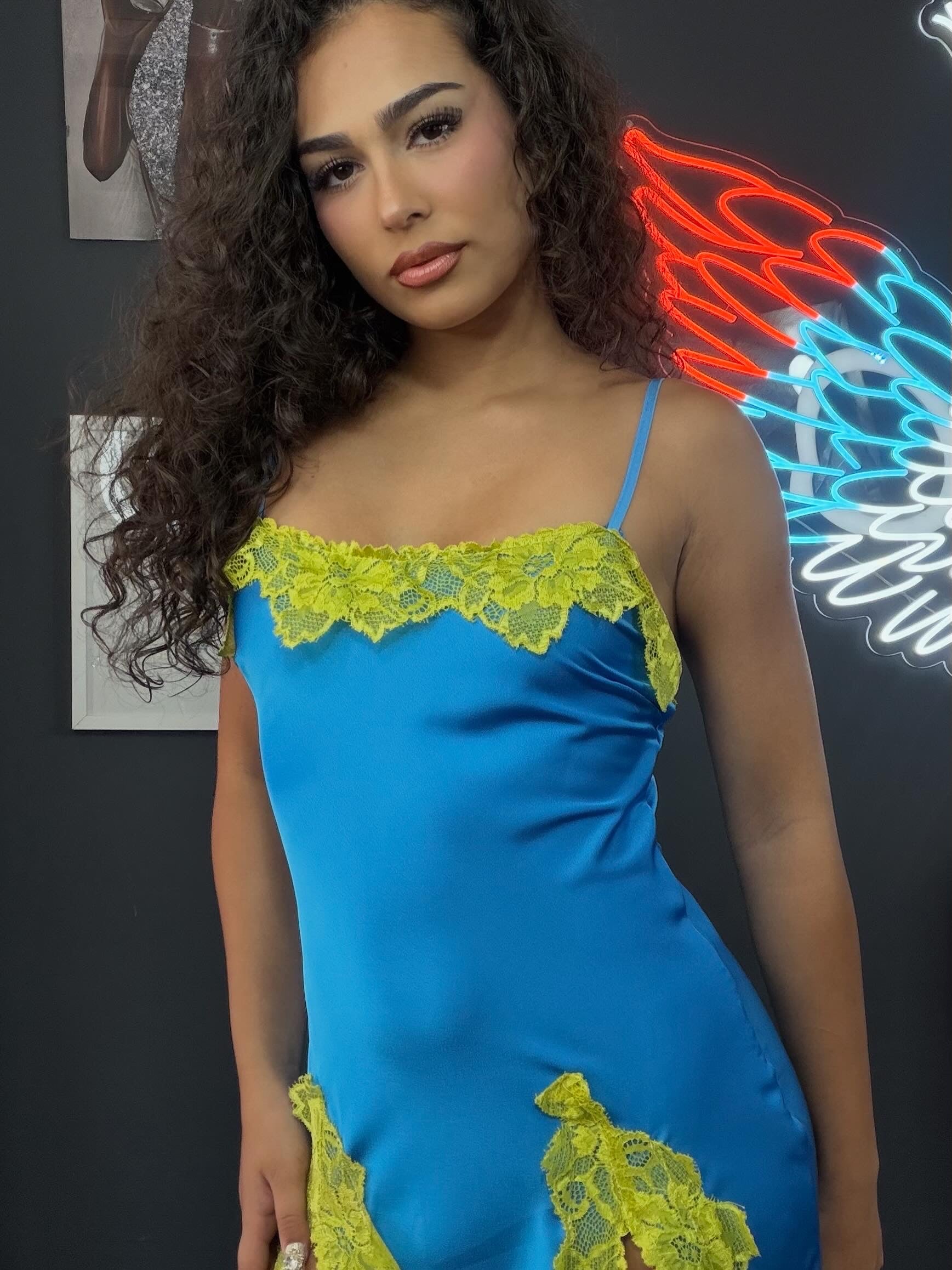 Vestido vencía largo