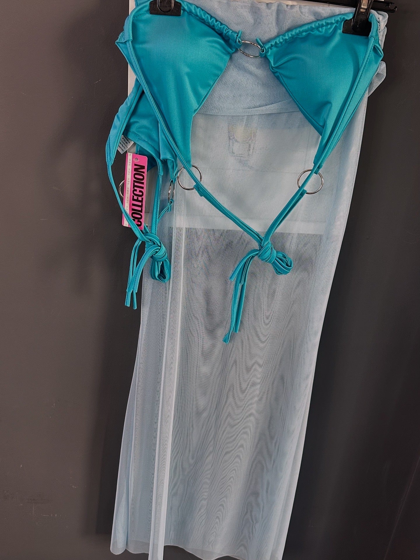 Bikini 3 piezas tanga/brasileña Aro