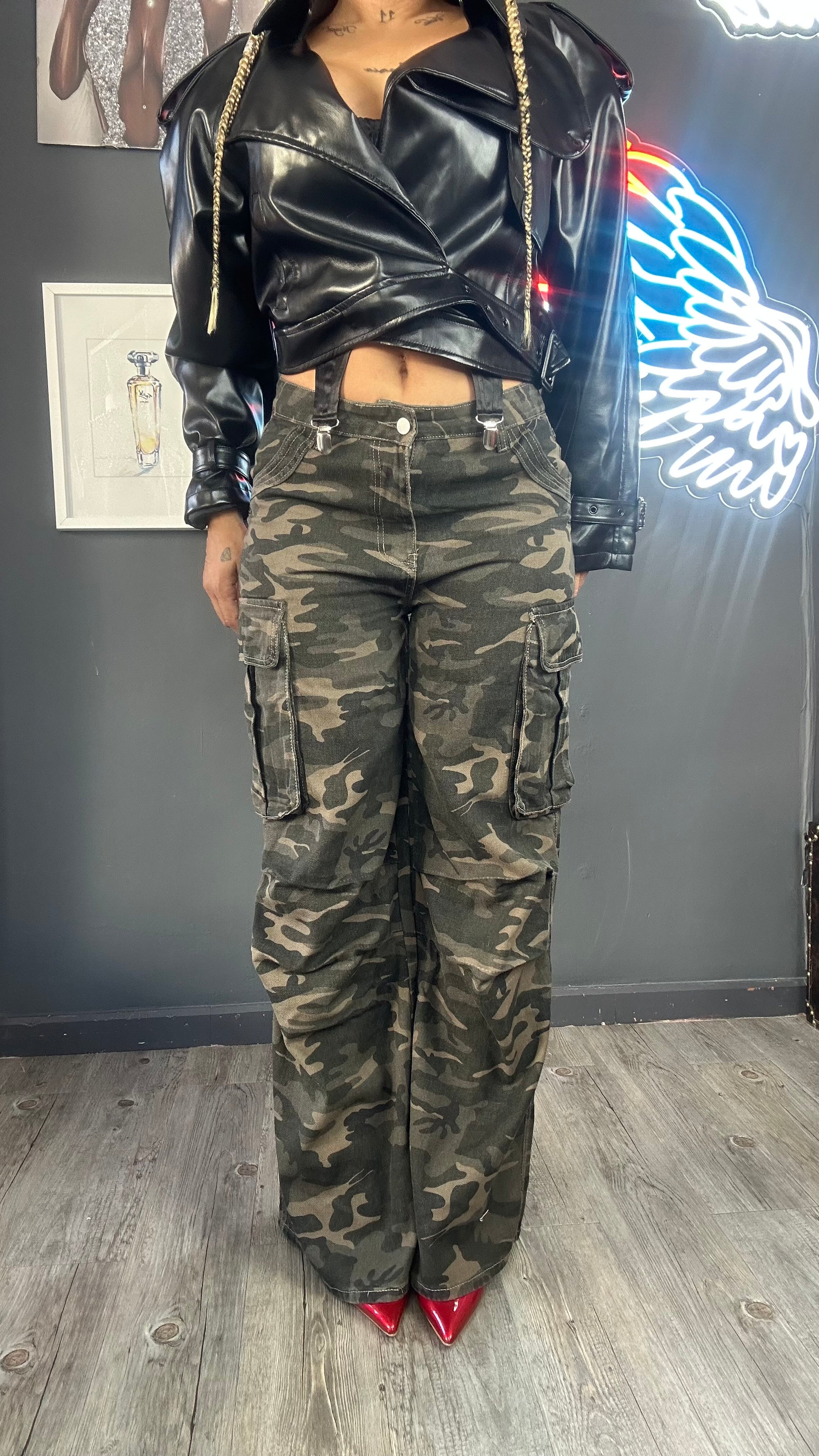 Jeans, cargo, camuflaje