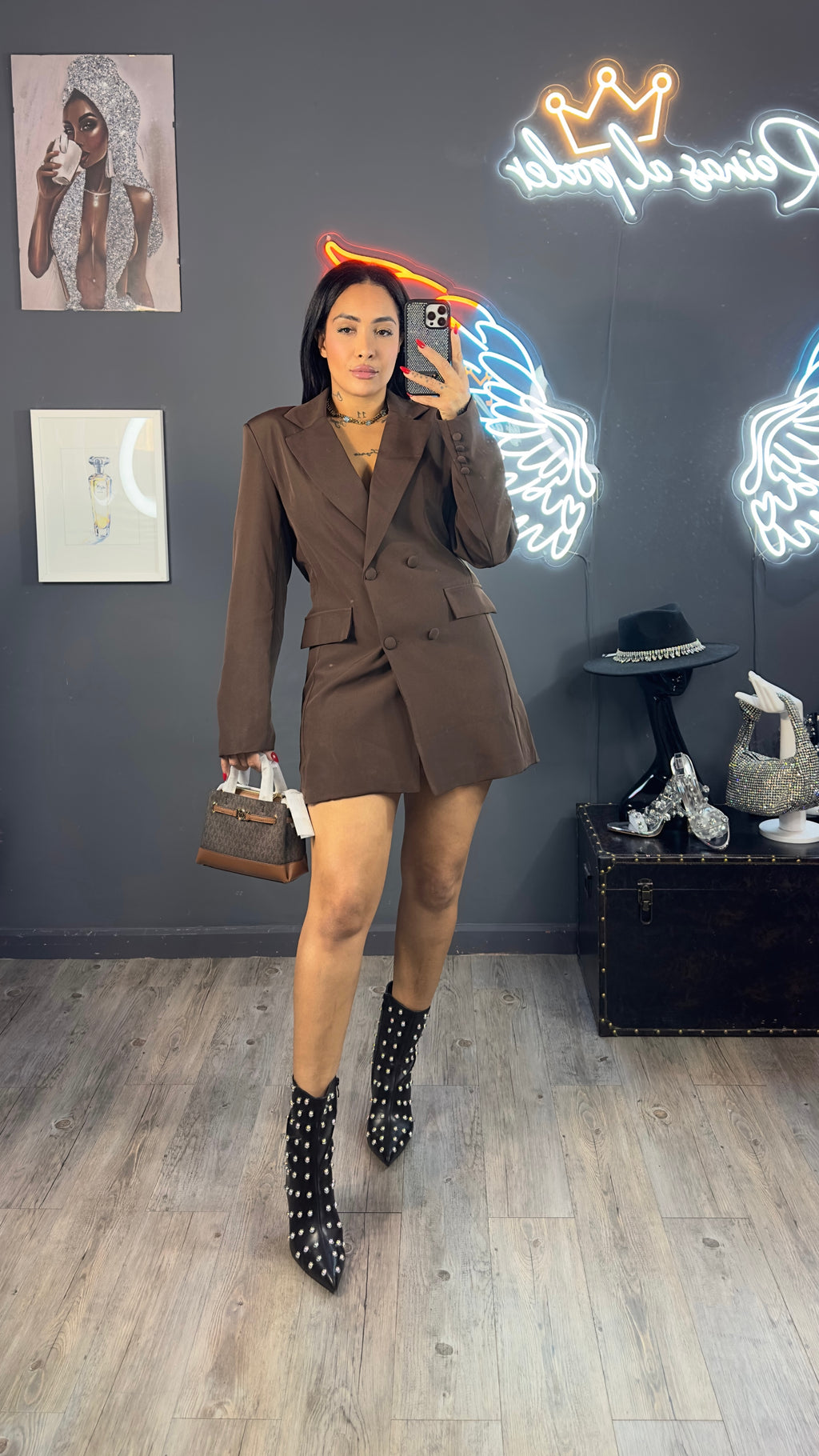 Vestido blazer Oversize