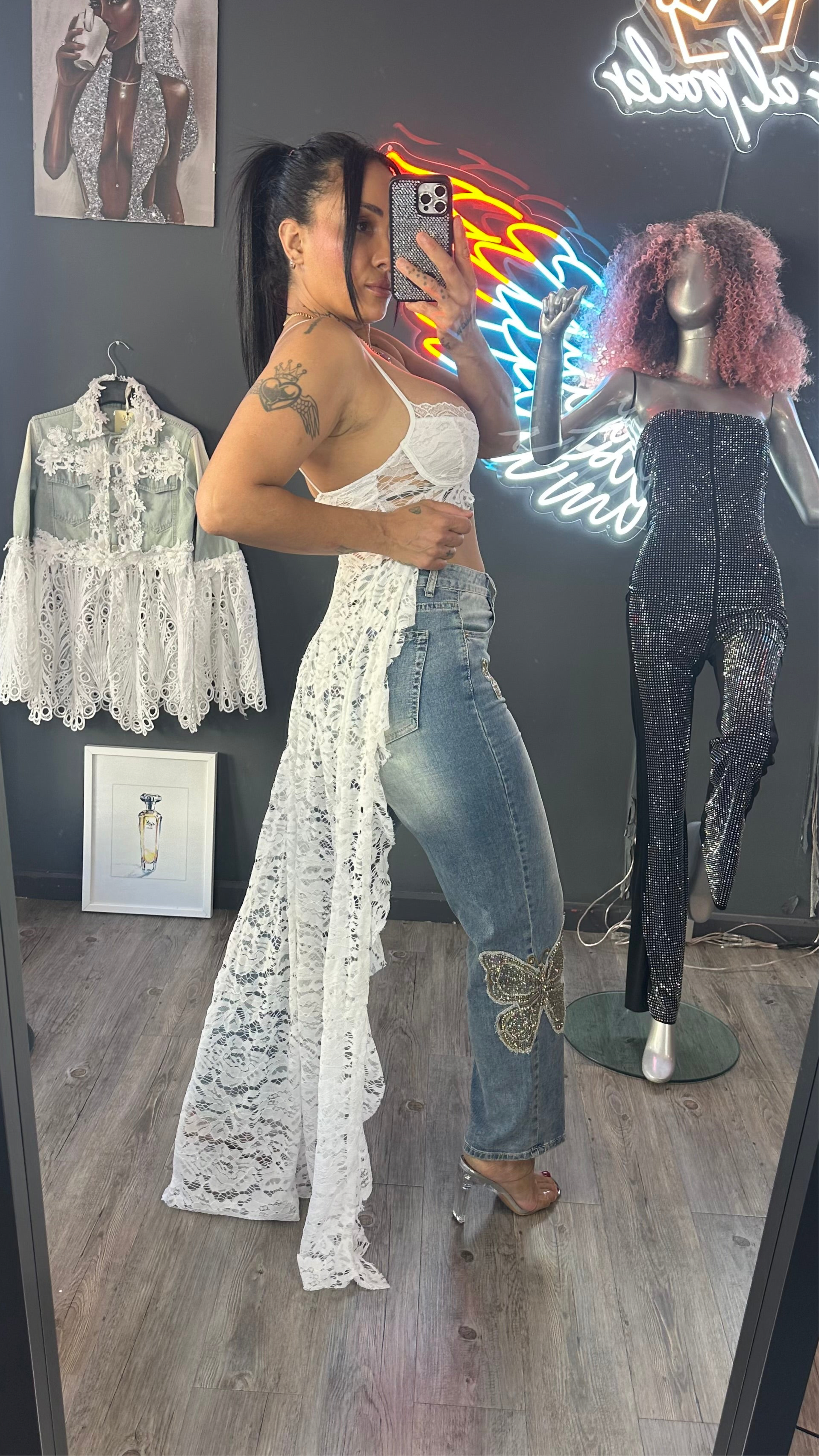 Jeans mariposa