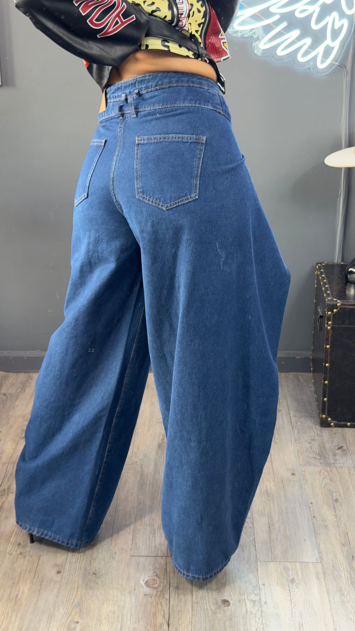 Jeans doble cintura premium