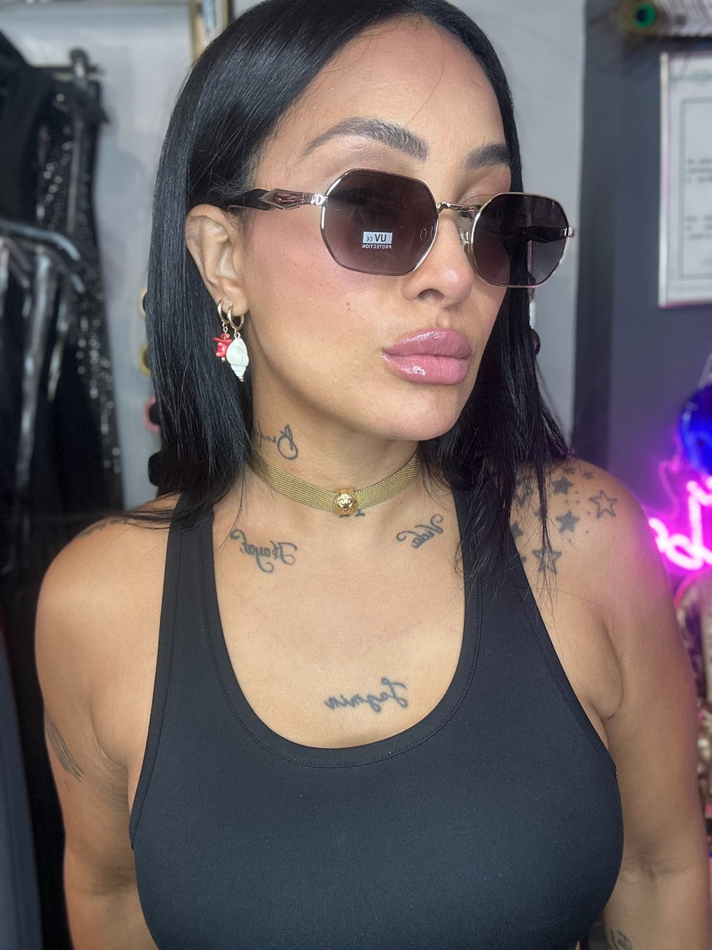 Gafas patillas Llama