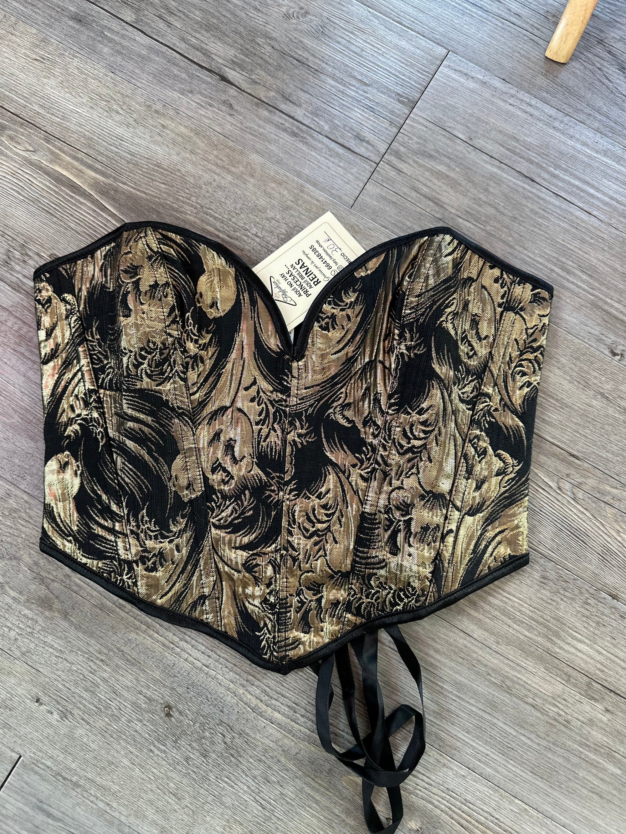 Corset Barroco Dorado