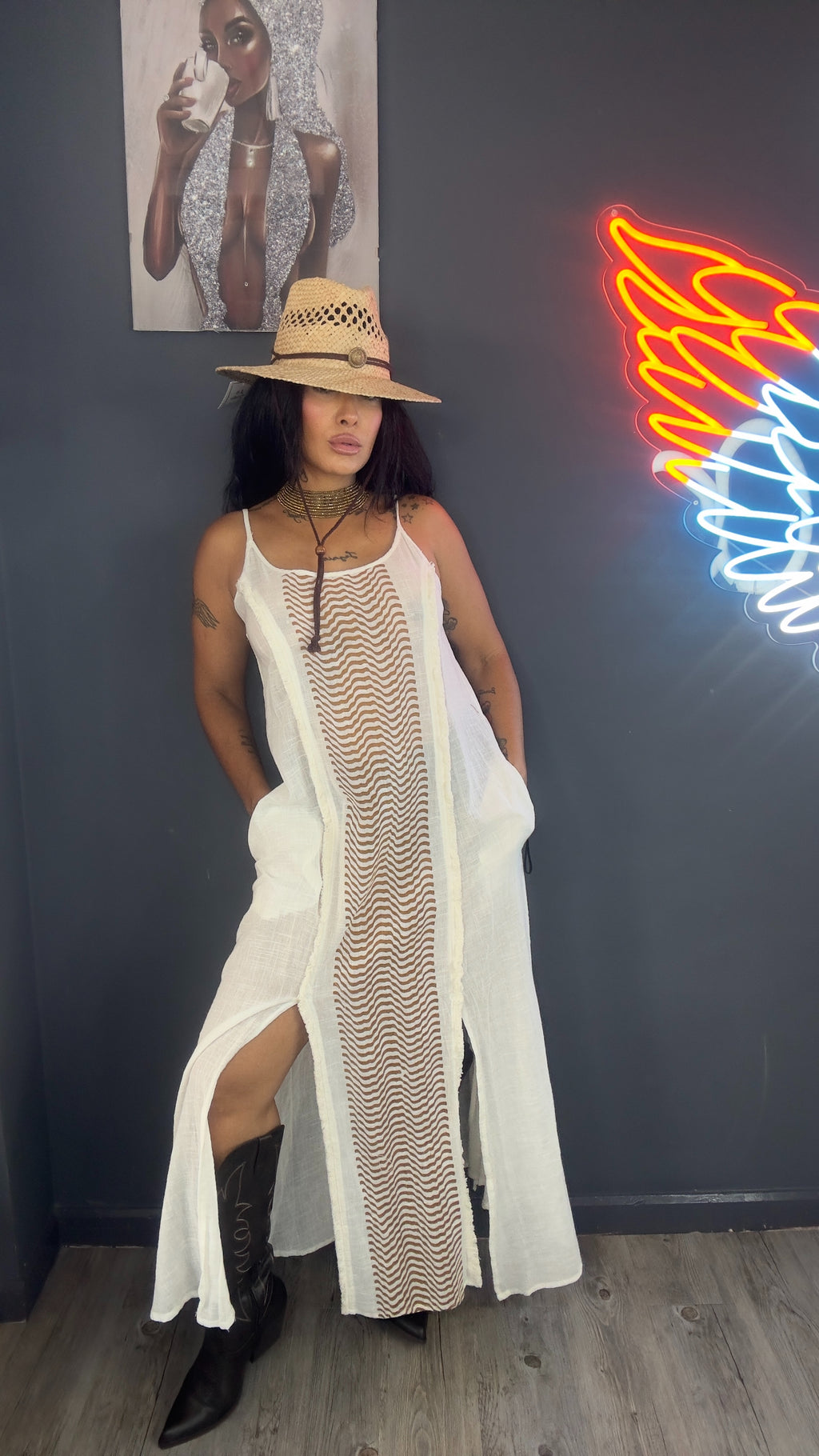 Vestido boho menor