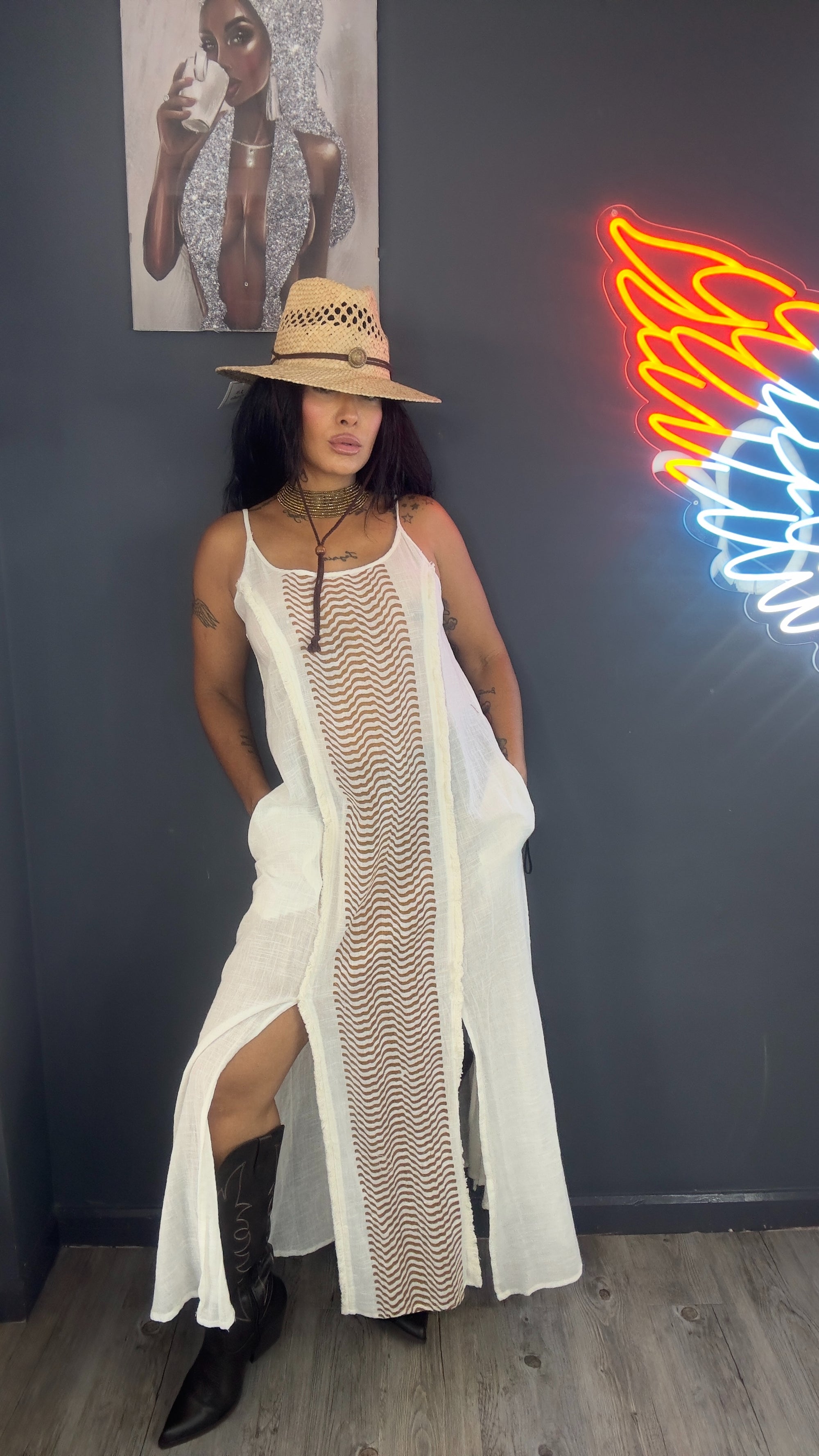 Vestido boho menor