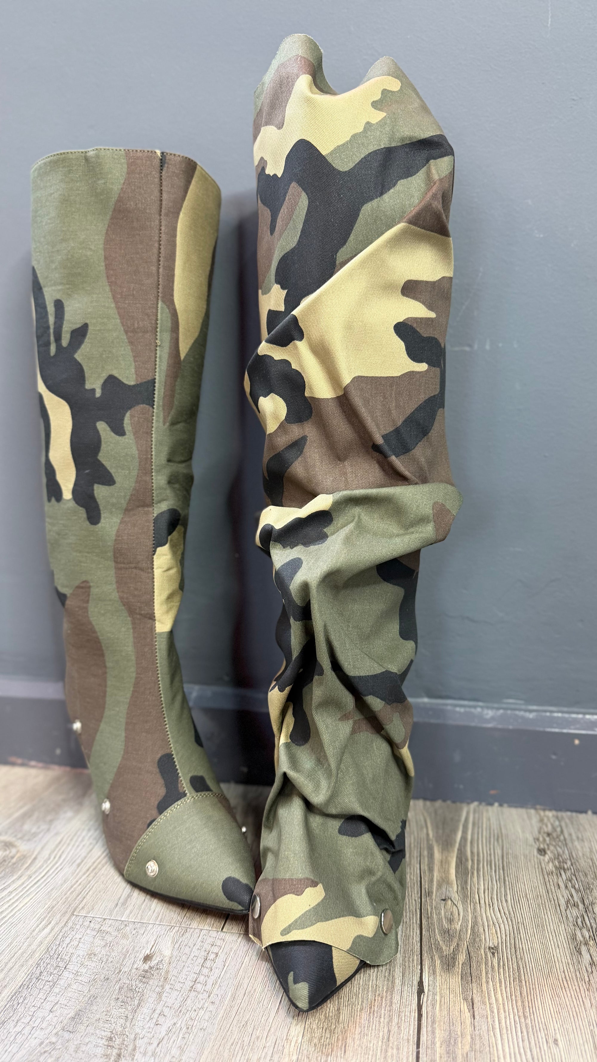 Botas segunda piel camuflaje DENIM