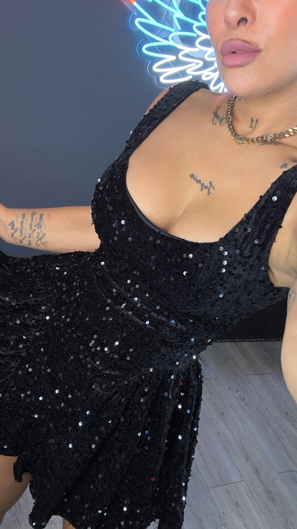 Vestido Velvet Sparkle