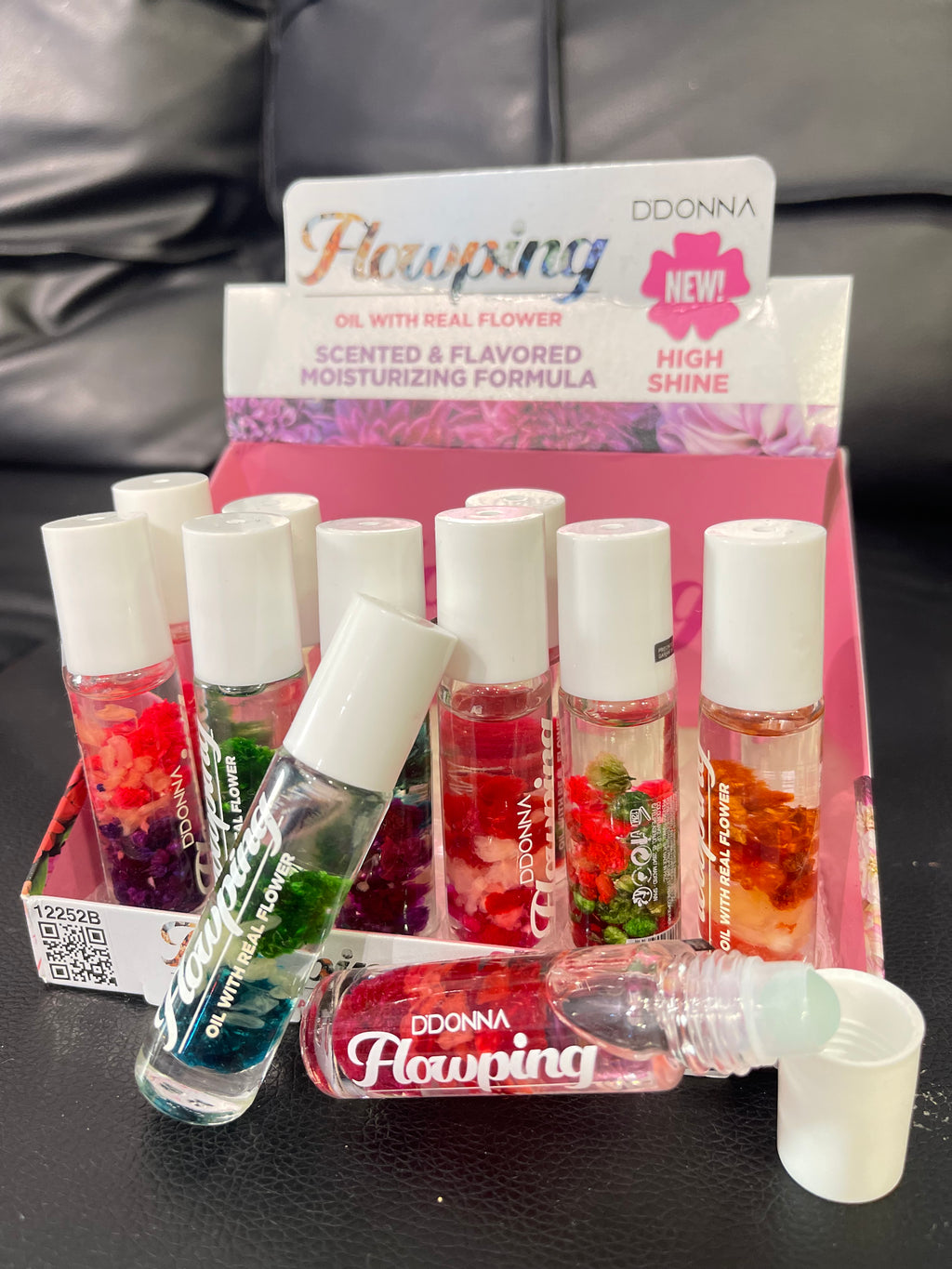 Labial en Aceite,con Flores